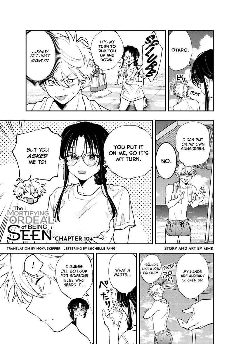The Person Sitting Next to Me Looking at Me with Perverted Eyes Chapter 104 page 1 - Chapter 104