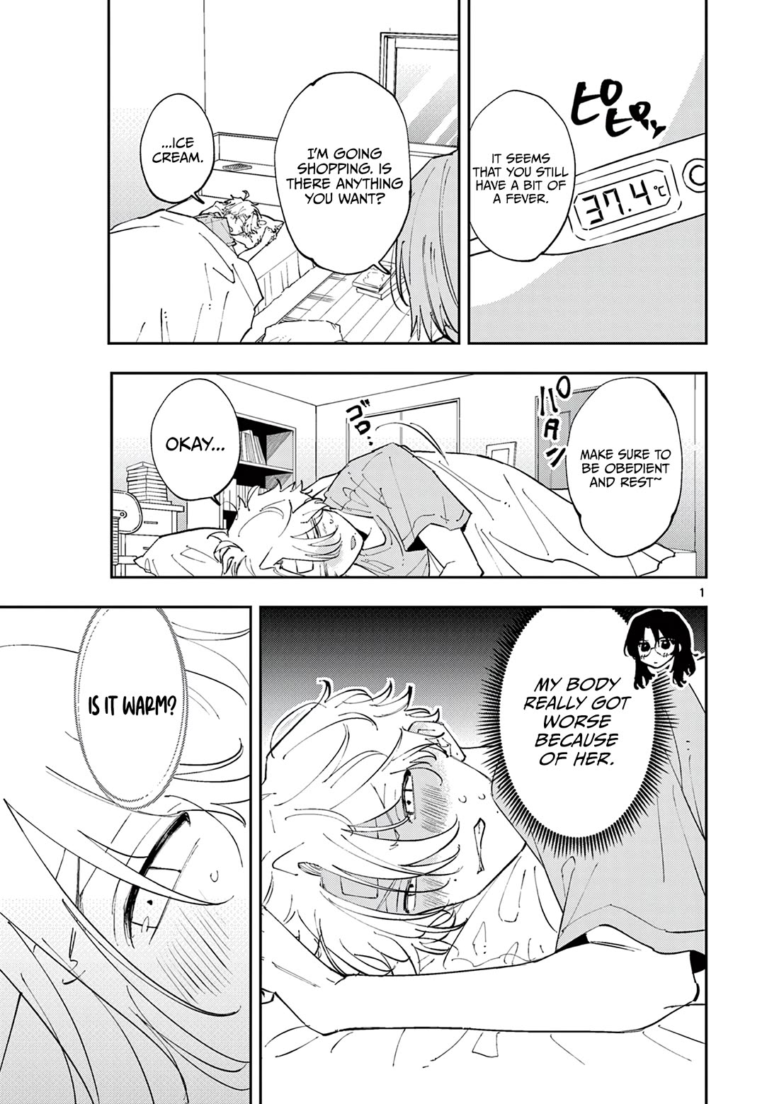 The Person Sitting Next to Me Looking at Me with Perverted Eyes Chapter 11 page 1 - Chapter 11: A Visitor