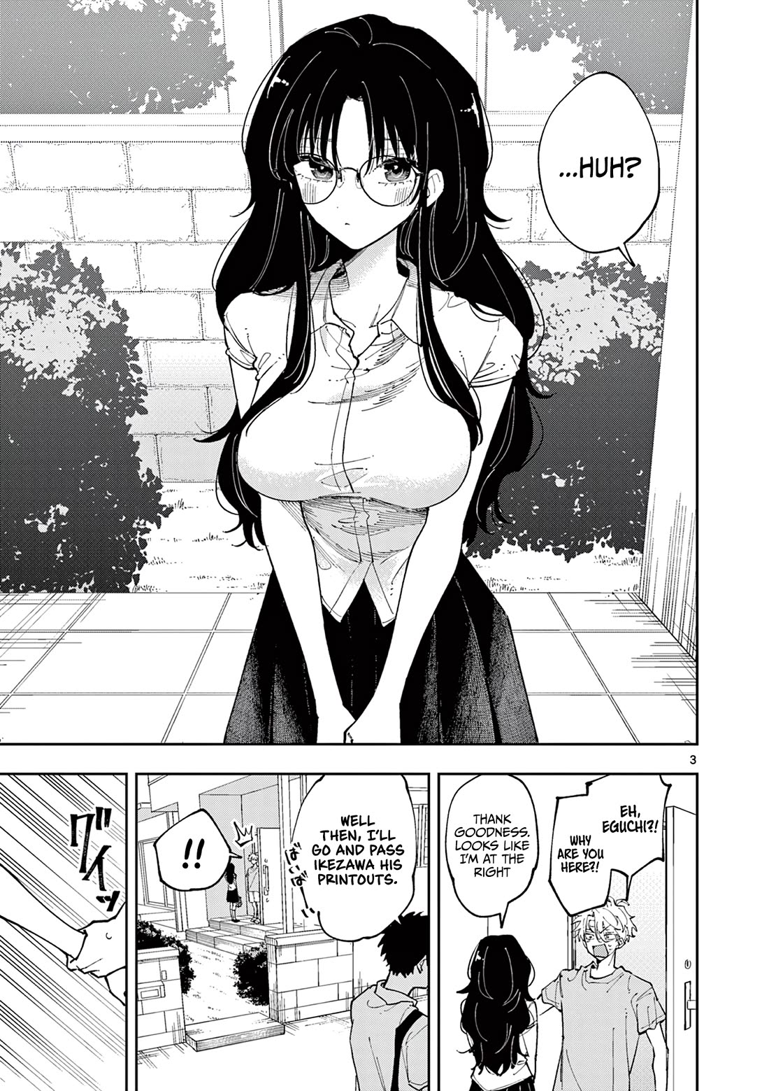 The Person Sitting Next to Me Looking at Me with Perverted Eyes Chapter 11 page 3 - Chapter 11: A Visitor