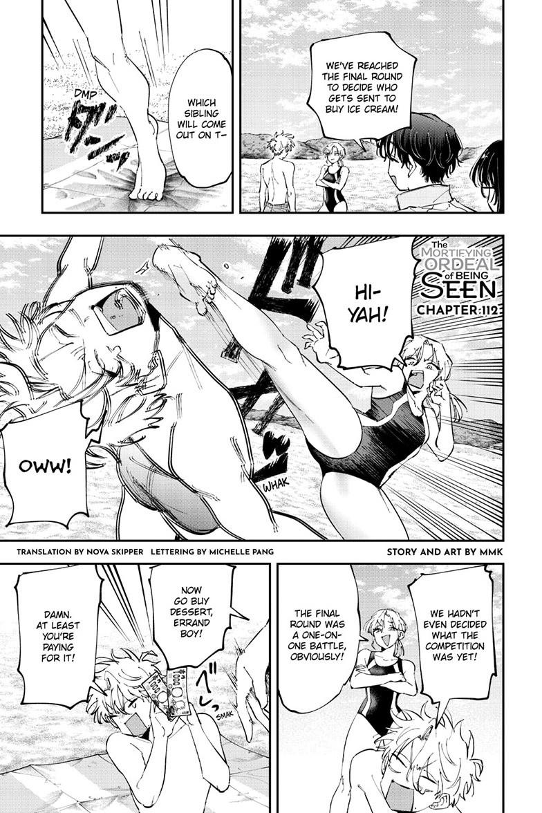 The Person Sitting Next to Me Looking at Me with Perverted Eyes Chapter 112 page 1 - Chapter 112