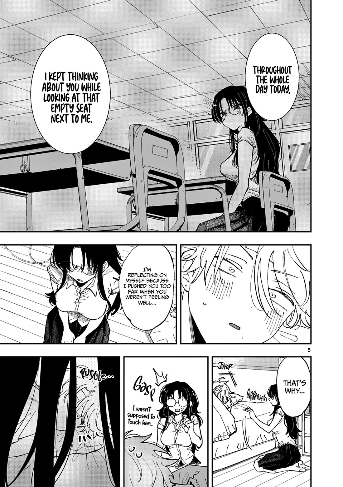 The Person Sitting Next to Me Looking at Me with Perverted Eyes Chapter 12 page 5 - Chapter 12: Making amends
