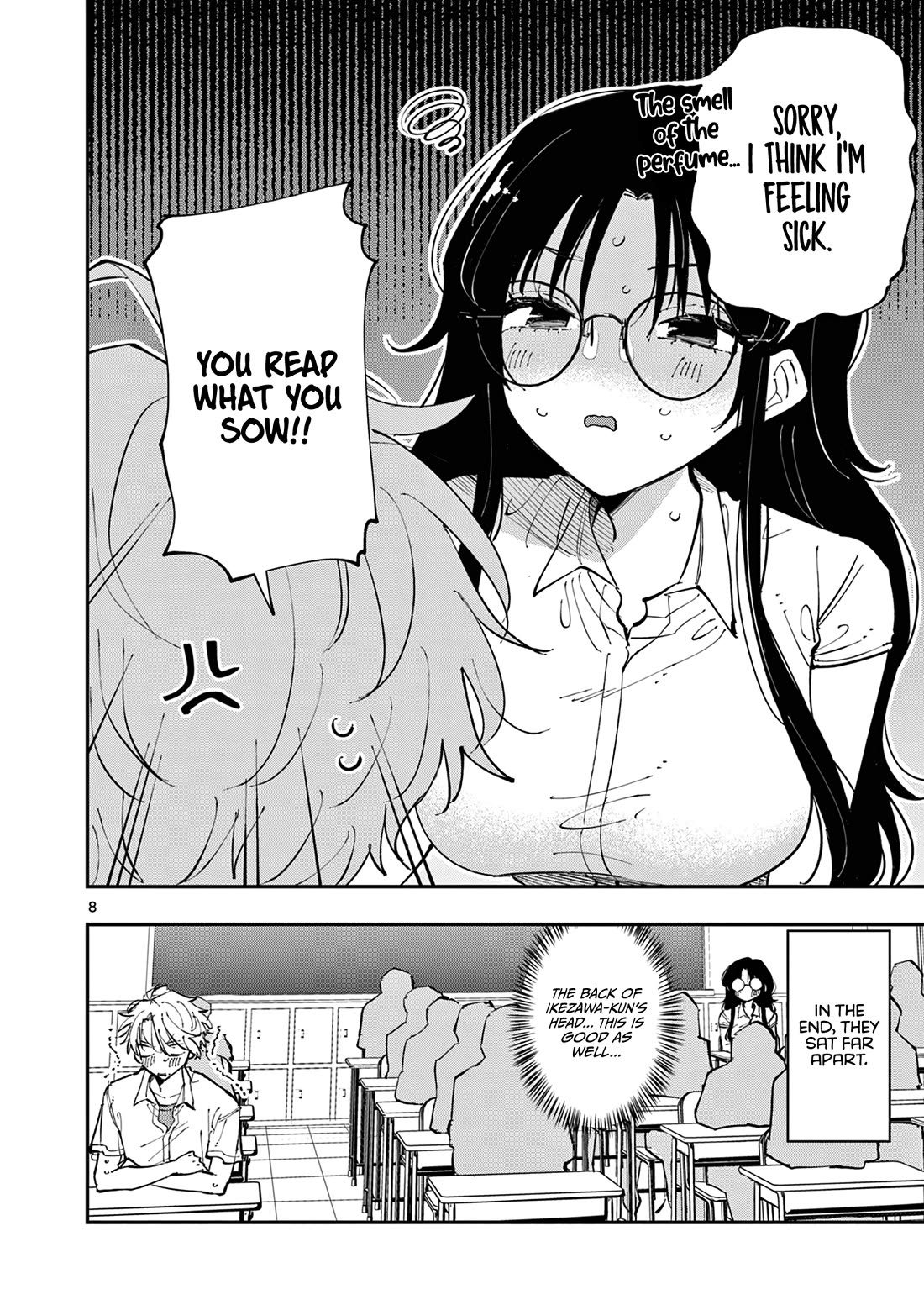 The Person Sitting Next to Me Looking at Me with Perverted Eyes Chapter 13 page 8 - Chapter 13: Perfume