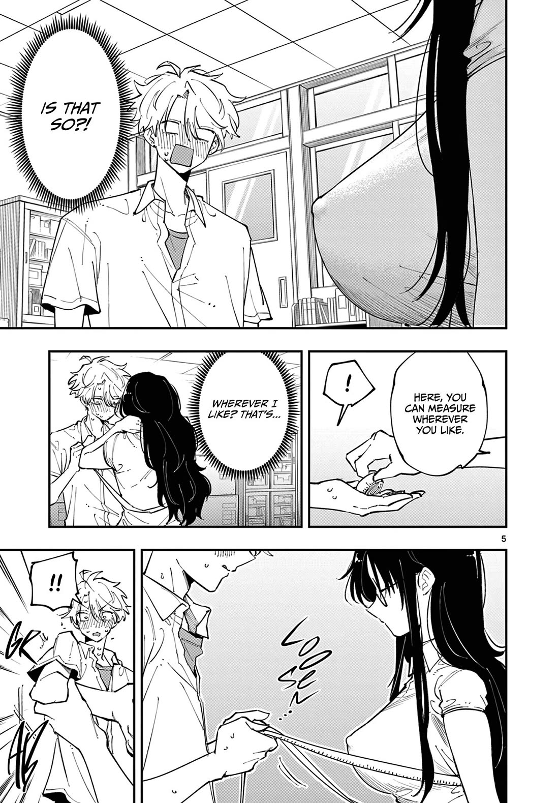 The Person Sitting Next to Me Looking at Me with Perverted Eyes Chapter 14 page 5 - Chapter 14: Taking Measurements
