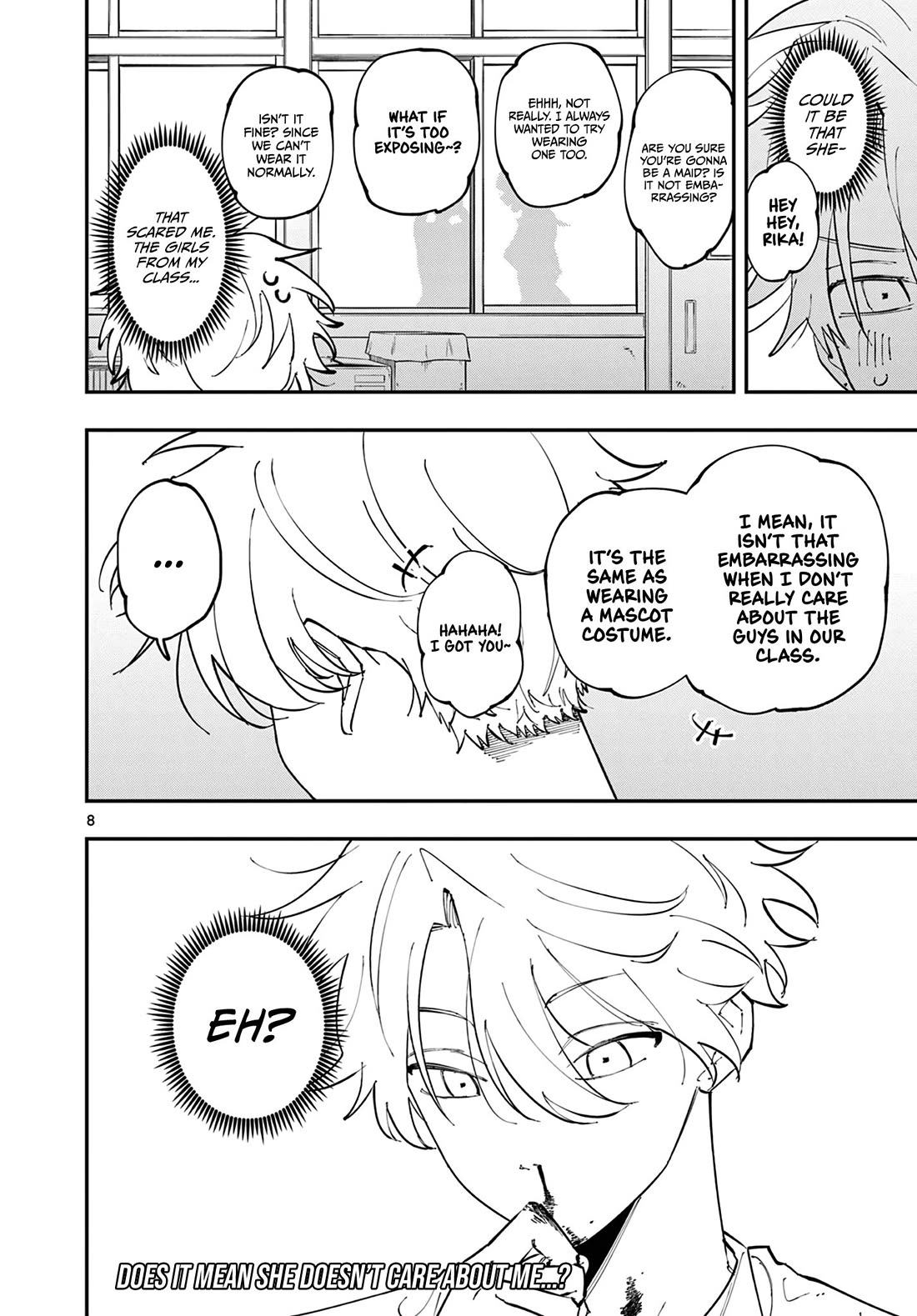 The Person Sitting Next to Me Looking at Me with Perverted Eyes Chapter 14 page 8 - Chapter 14: Taking Measurements