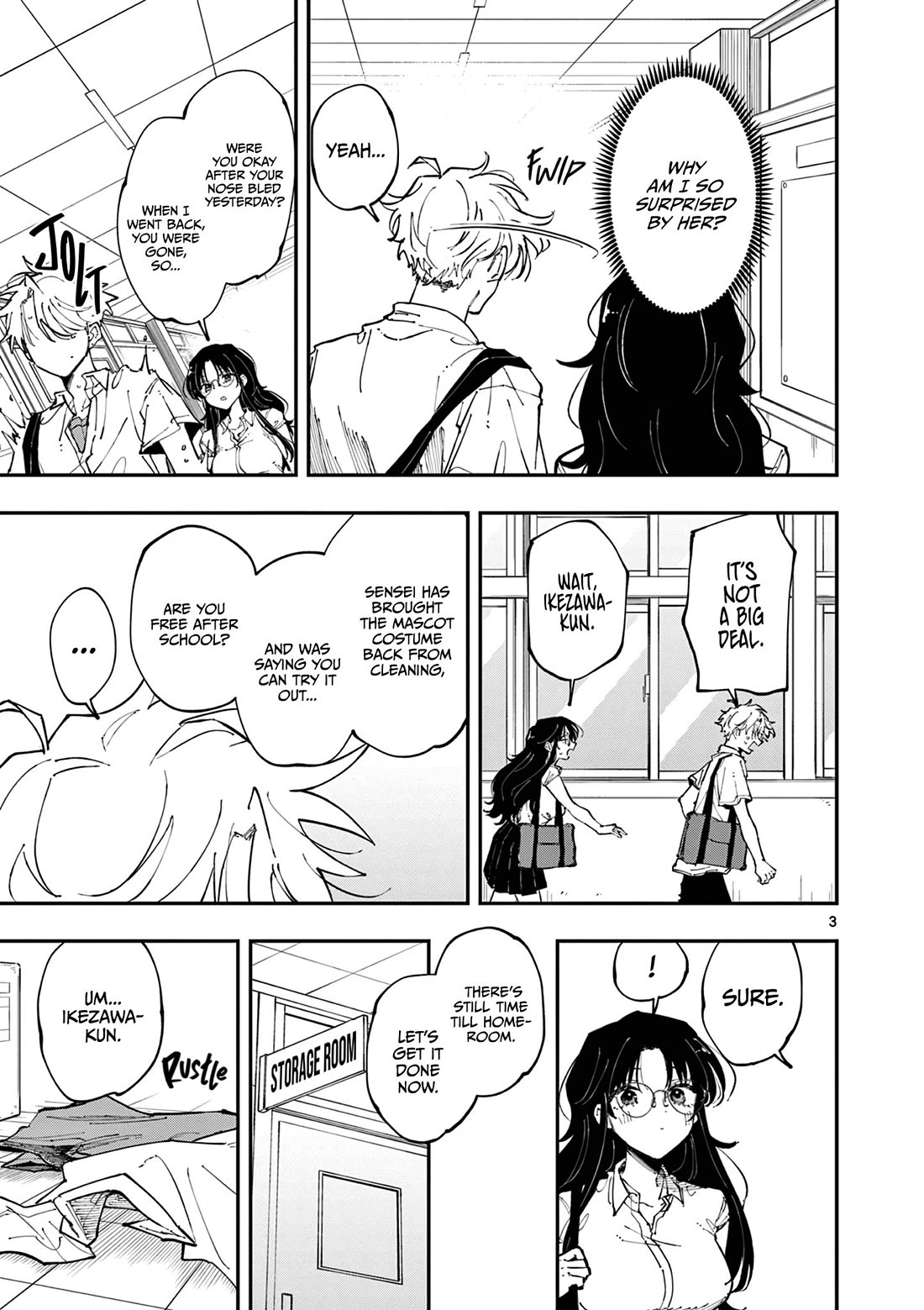 The Person Sitting Next to Me Looking at Me with Perverted Eyes Chapter 15 page 3 - Chapter 15: Conscious