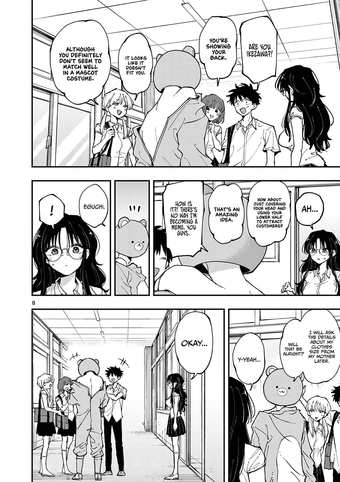 The Person Sitting Next to Me Looking at Me with Perverted Eyes Chapter 15 page 8 - Chapter 15: Conscious