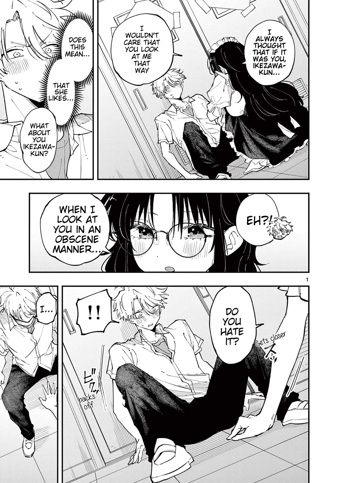 The Person Sitting Next to Me Looking at Me with Perverted Eyes Chapter 17 page 1 - Chapter 17: That Way Of Looking