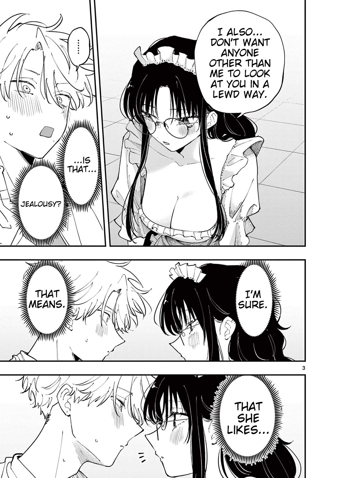 The Person Sitting Next to Me Looking at Me with Perverted Eyes Chapter 17 page 3 - Chapter 17: That Way Of Looking