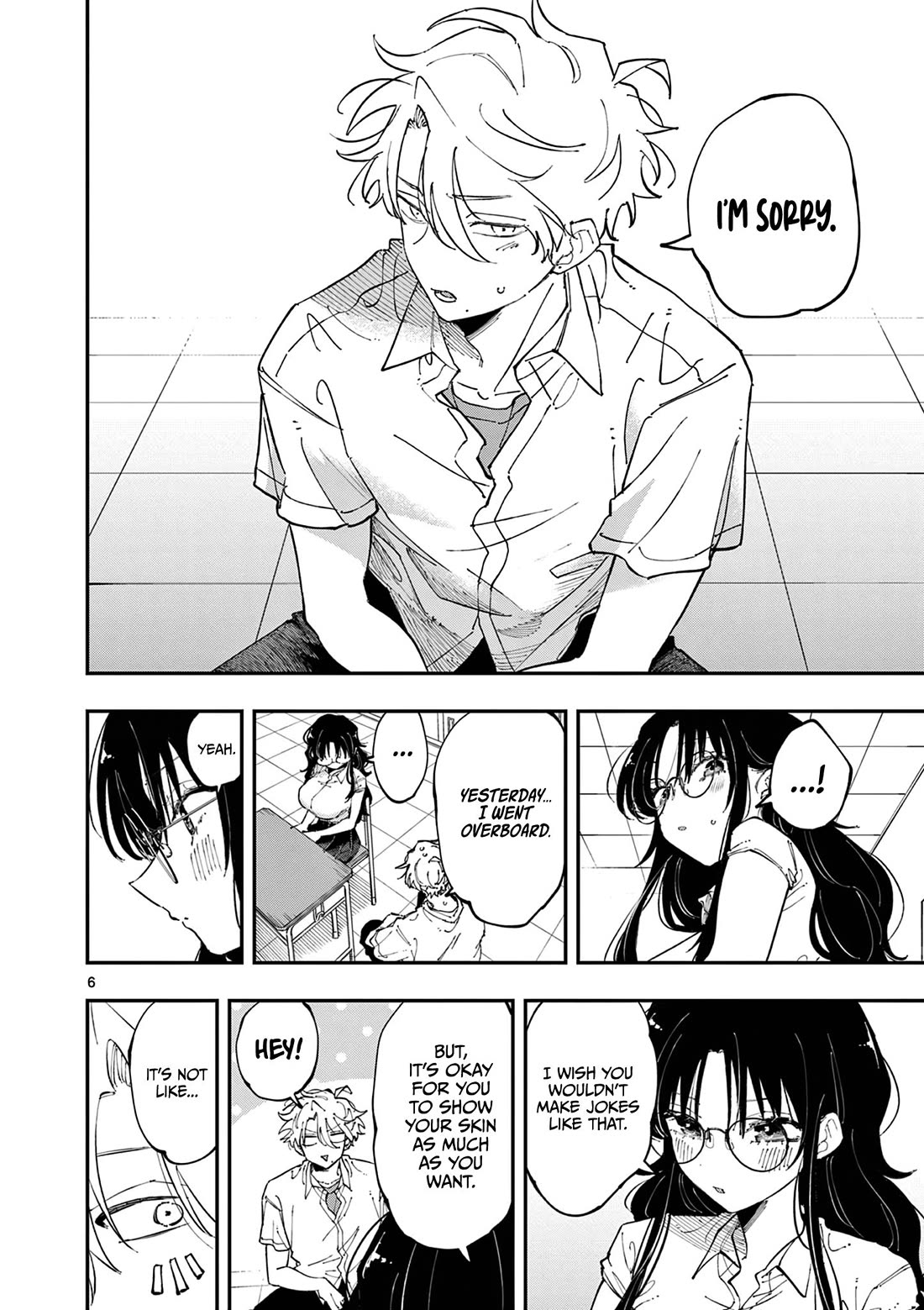 The Person Sitting Next to Me Looking at Me with Perverted Eyes Chapter 18 page 6 - Chapter 18: One Word