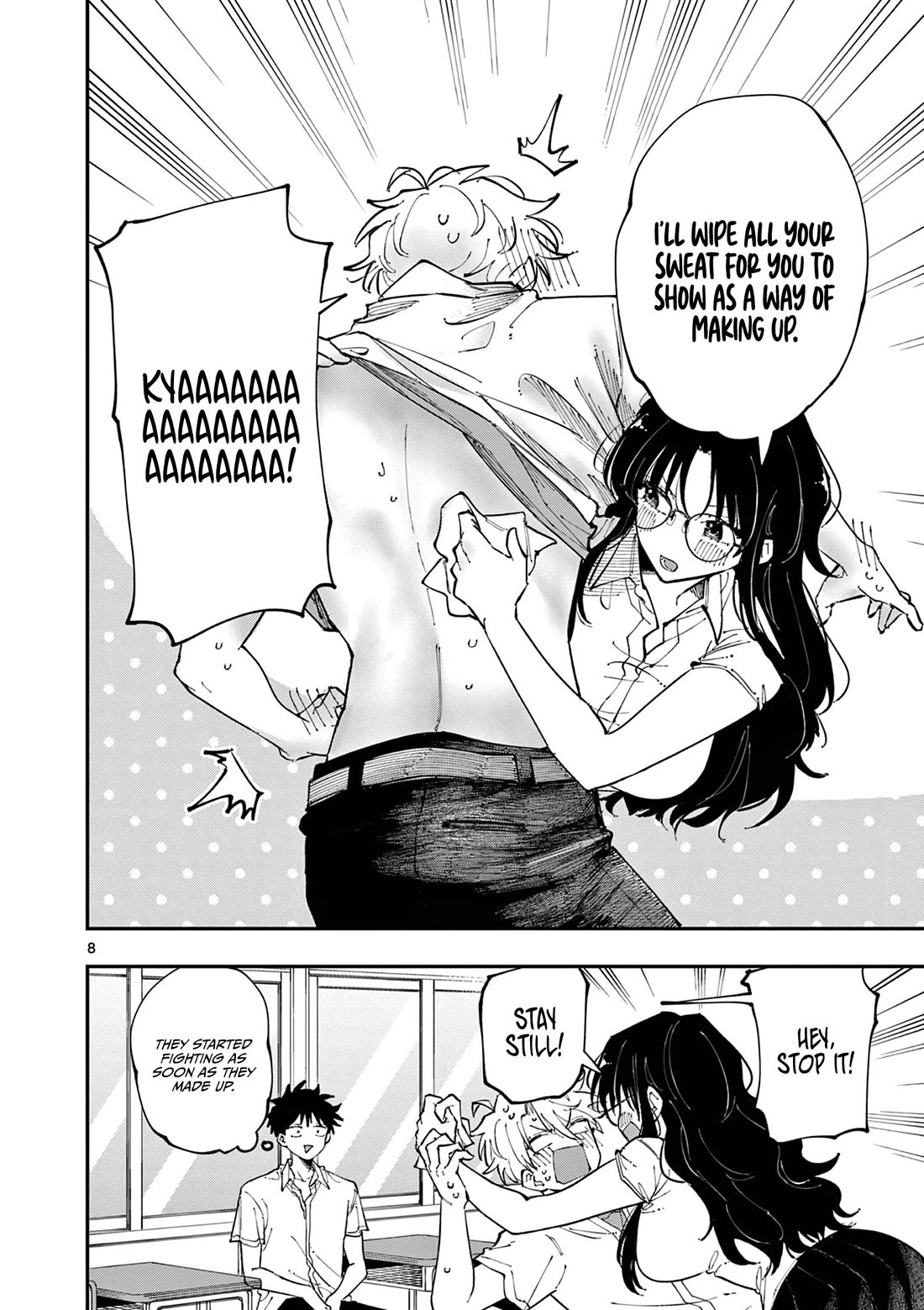 The Person Sitting Next to Me Looking at Me with Perverted Eyes Chapter 18 page 8 - Chapter 18: One Word