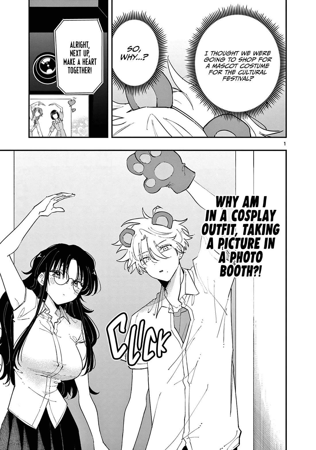 The Person Sitting Next to Me Looking at Me with Perverted Eyes Chapter 20 page 1 - Chapter 20: Couple’s photograph