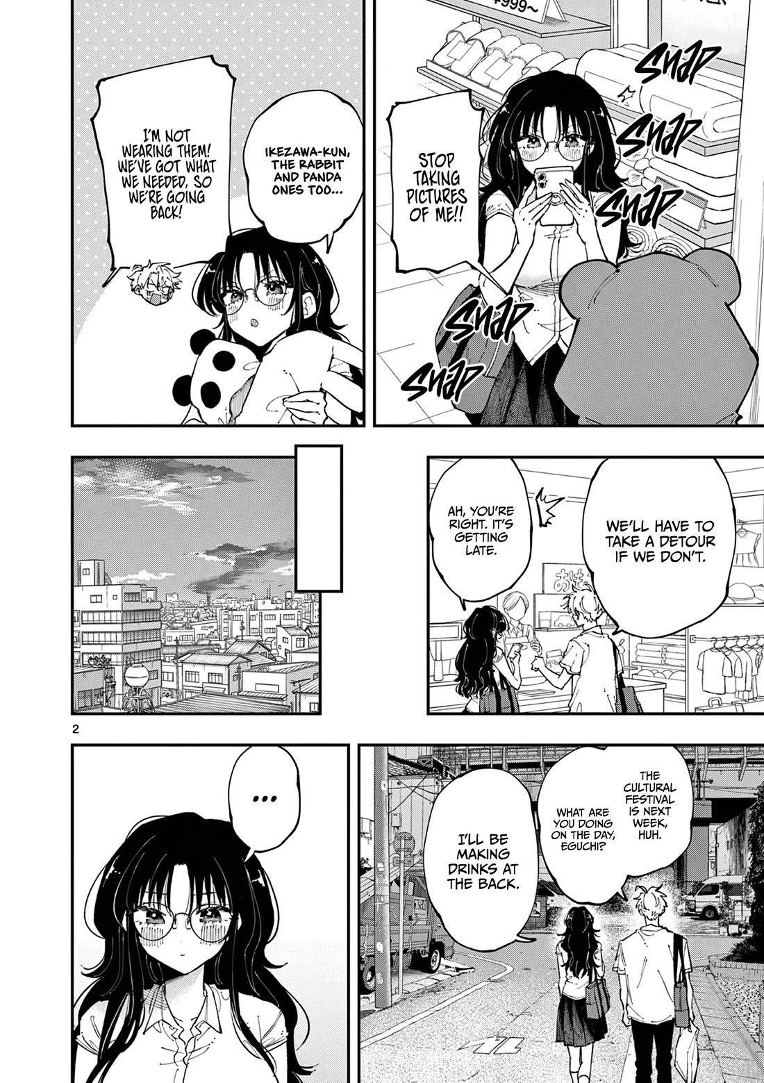 The Person Sitting Next to Me Looking at Me with Perverted Eyes Chapter 21 page 2 - Chapter 21: On the way back