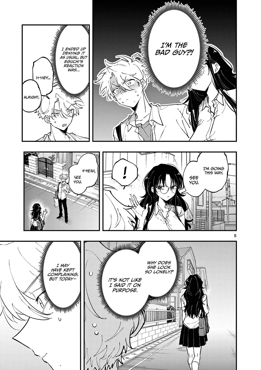 The Person Sitting Next to Me Looking at Me with Perverted Eyes Chapter 21 page 5 - Chapter 21: On the way back