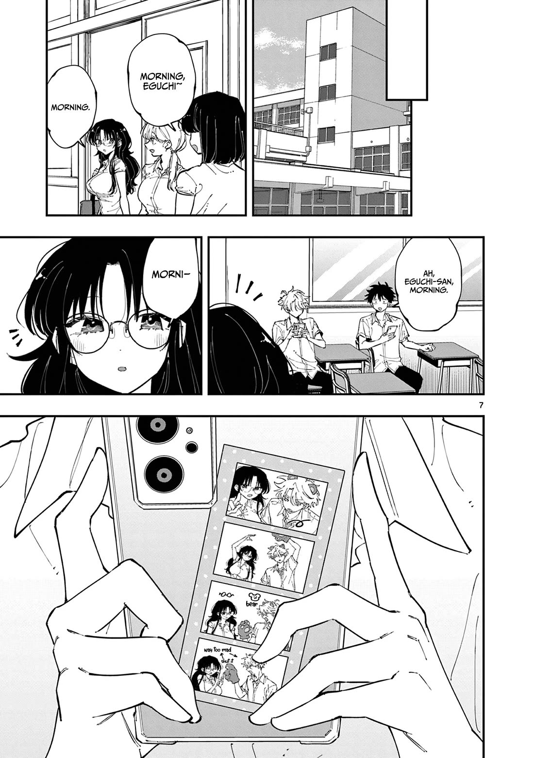 The Person Sitting Next to Me Looking at Me with Perverted Eyes Chapter 21 page 7 - Chapter 21: On the way back
