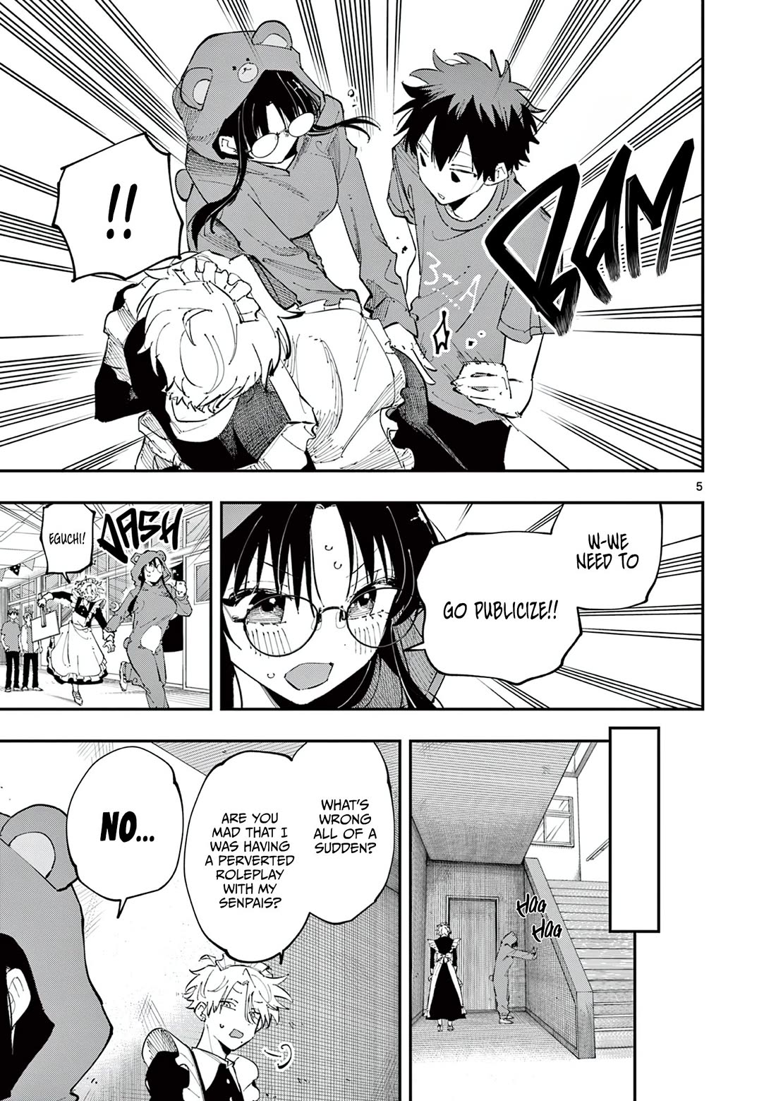 The Person Sitting Next to Me Looking at Me with Perverted Eyes Chapter 22 page 5 - Chapter 22: Reaction