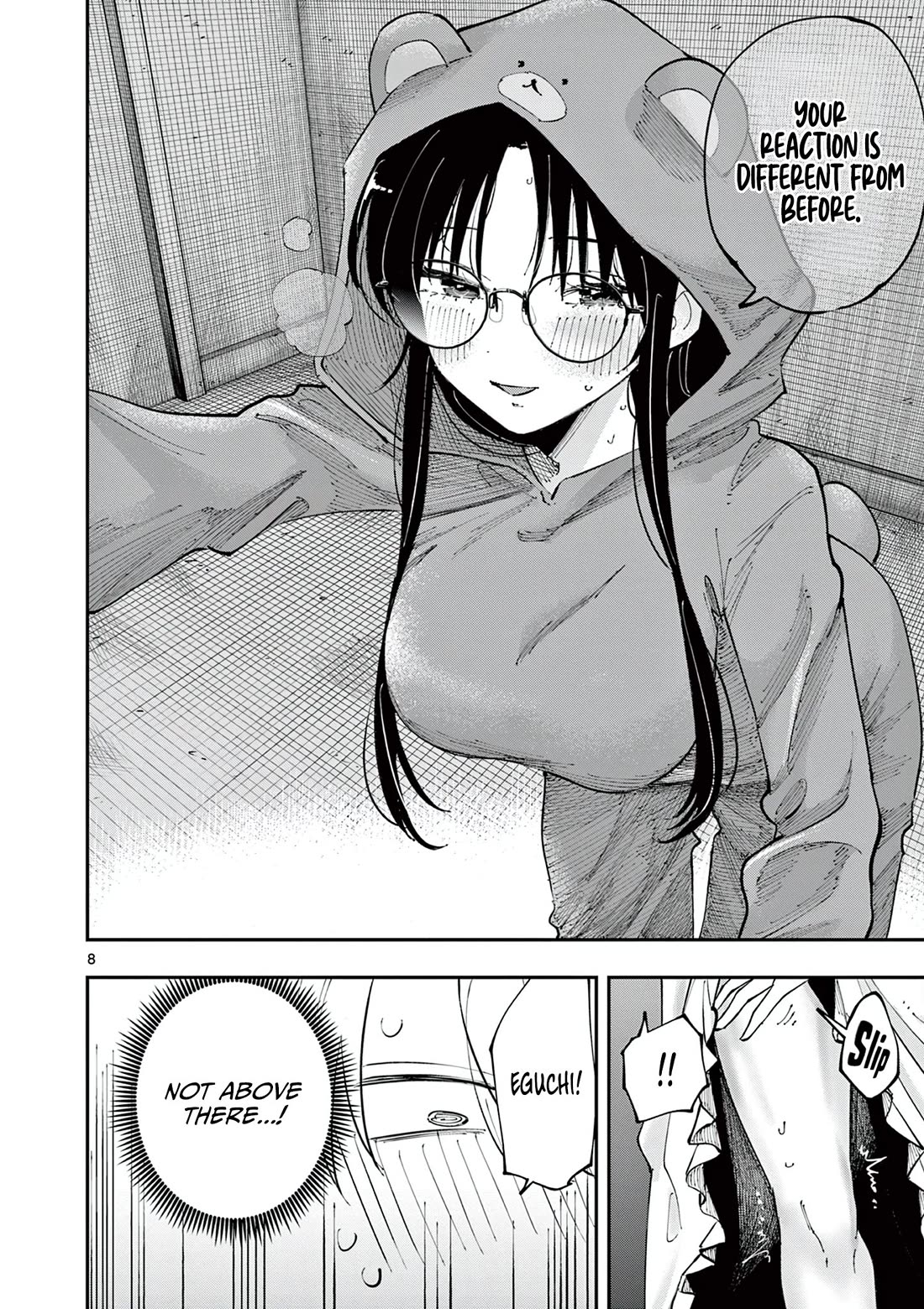 The Person Sitting Next to Me Looking at Me with Perverted Eyes Chapter 22 page 8 - Chapter 22: Reaction