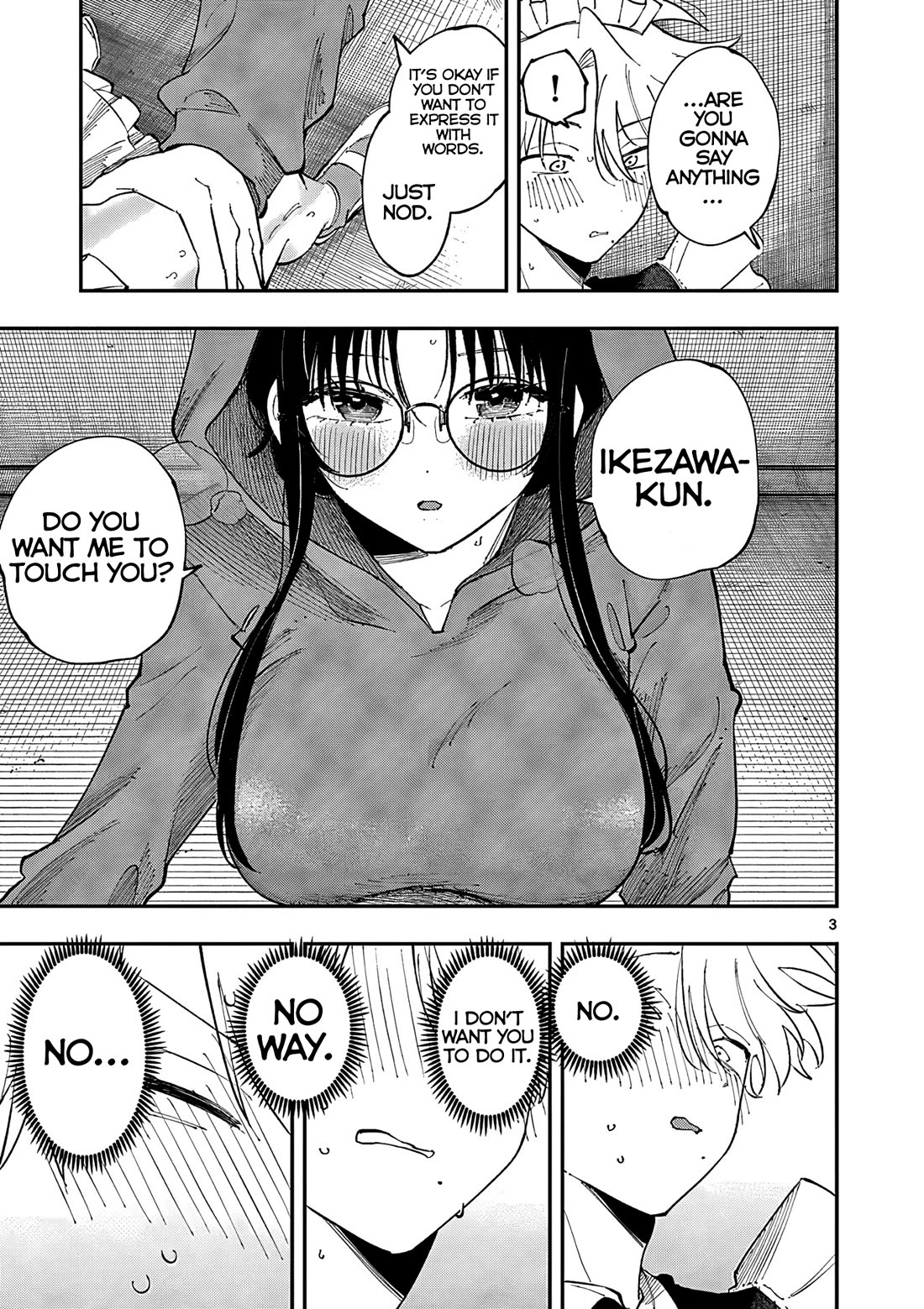 The Person Sitting Next to Me Looking at Me with Perverted Eyes Chapter 23 page 3 - Chapter 23: Do you want me to touch you?