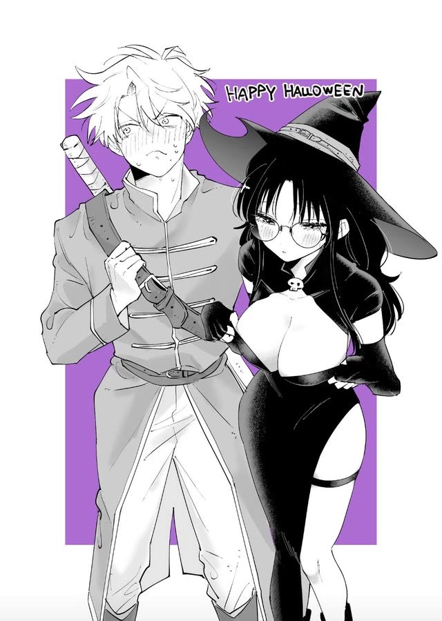 The Person Sitting Next to Me Looking at Me with Perverted Eyes Chapter 27.1 page 2 - Chapter 27.1: Twitter Extra - Happy Halloween