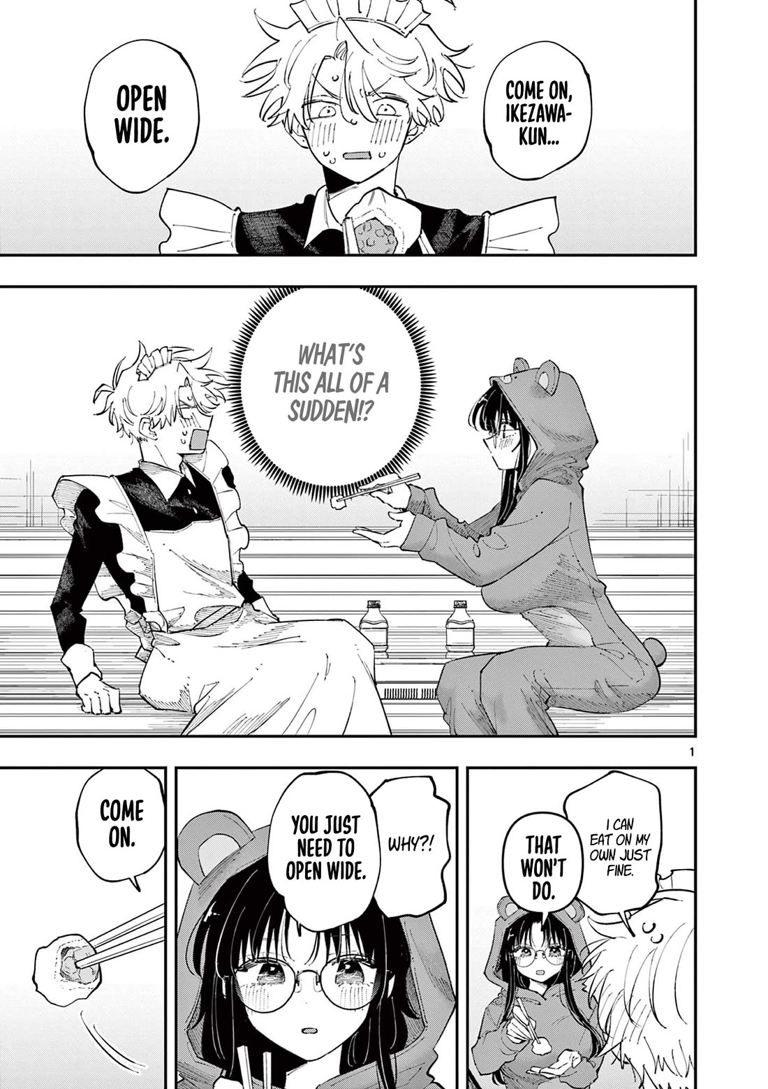 The Person Sitting Next to Me Looking at Me with Perverted Eyes Chapter 28 page 1 - Chapter 28