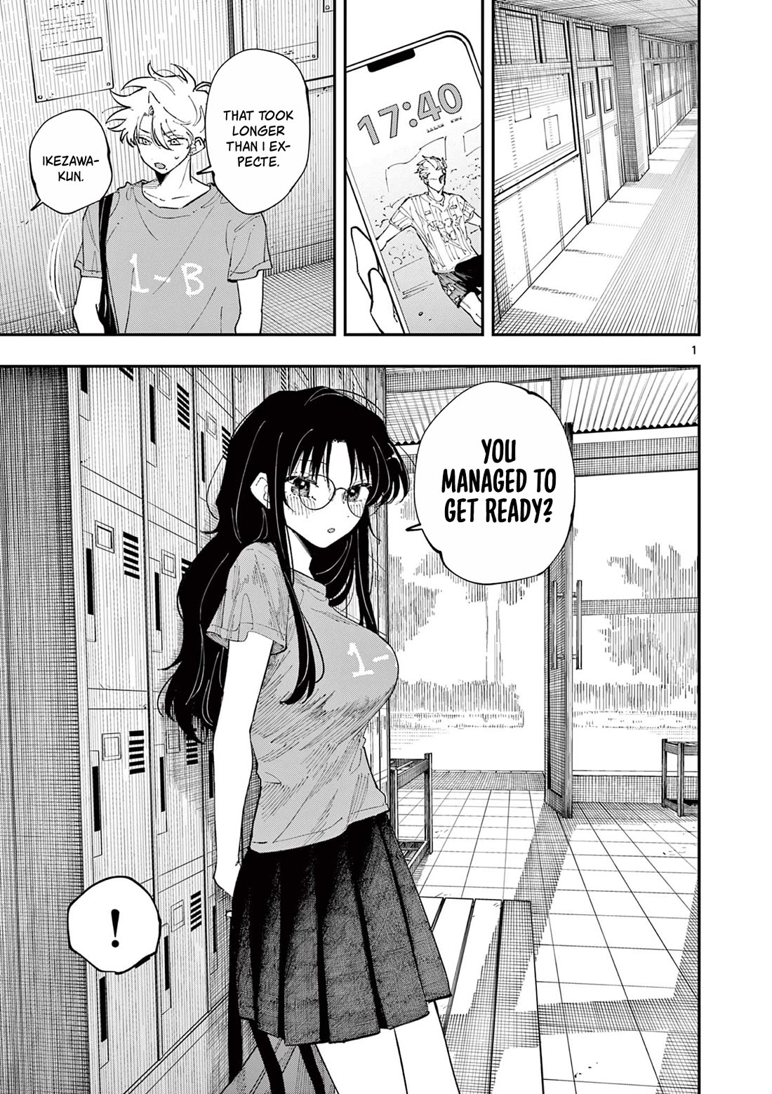 The Person Sitting Next to Me Looking at Me with Perverted Eyes Chapter 33 page 1 - Chapter 33