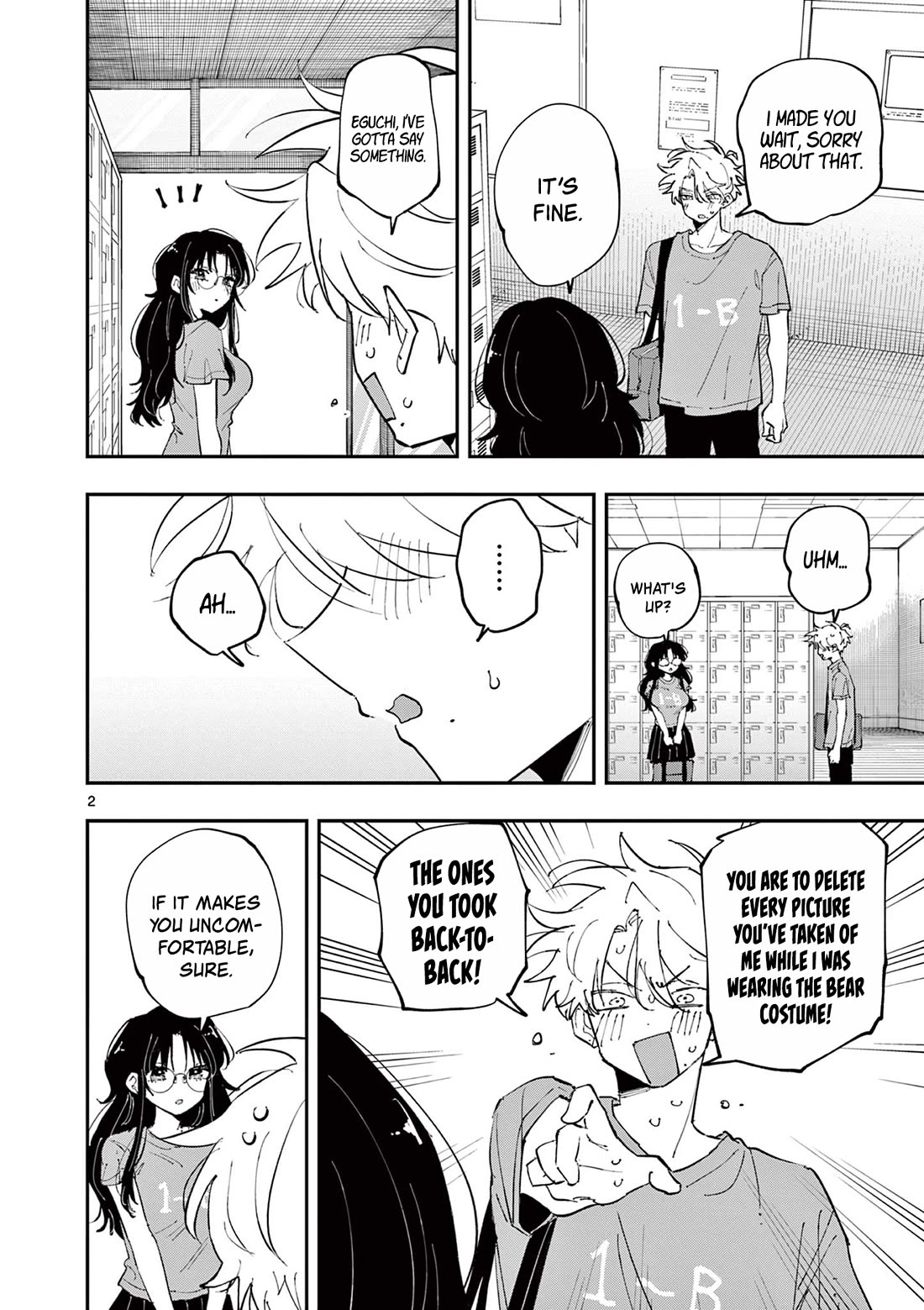 The Person Sitting Next to Me Looking at Me with Perverted Eyes Chapter 33 page 2 - Chapter 33