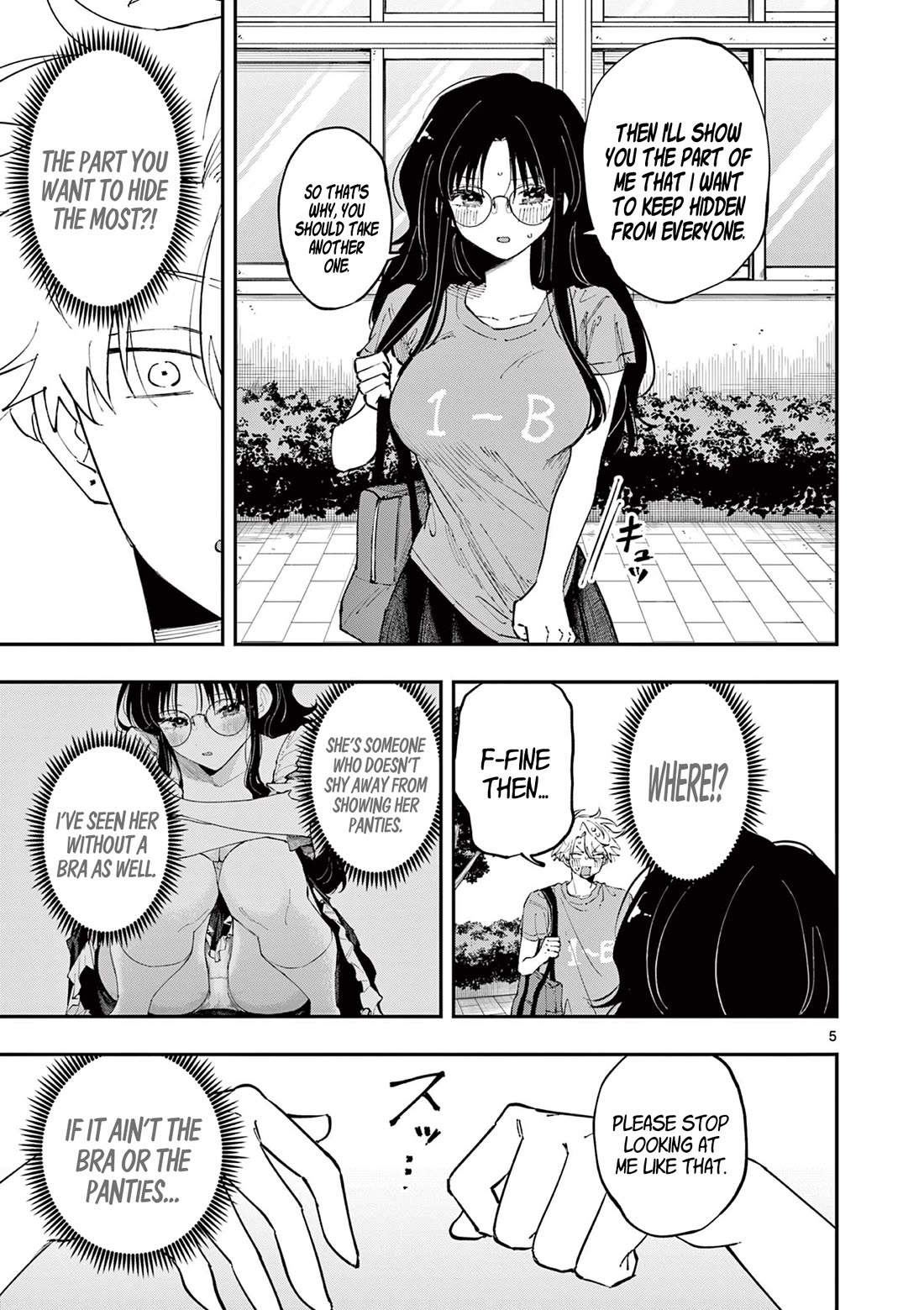 The Person Sitting Next to Me Looking at Me with Perverted Eyes Chapter 33 page 5 - Chapter 33