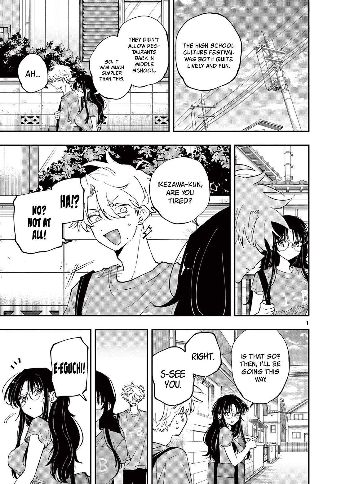 The Person Sitting Next to Me Looking at Me with Perverted Eyes Chapter 34 page 1 - Chapter 34