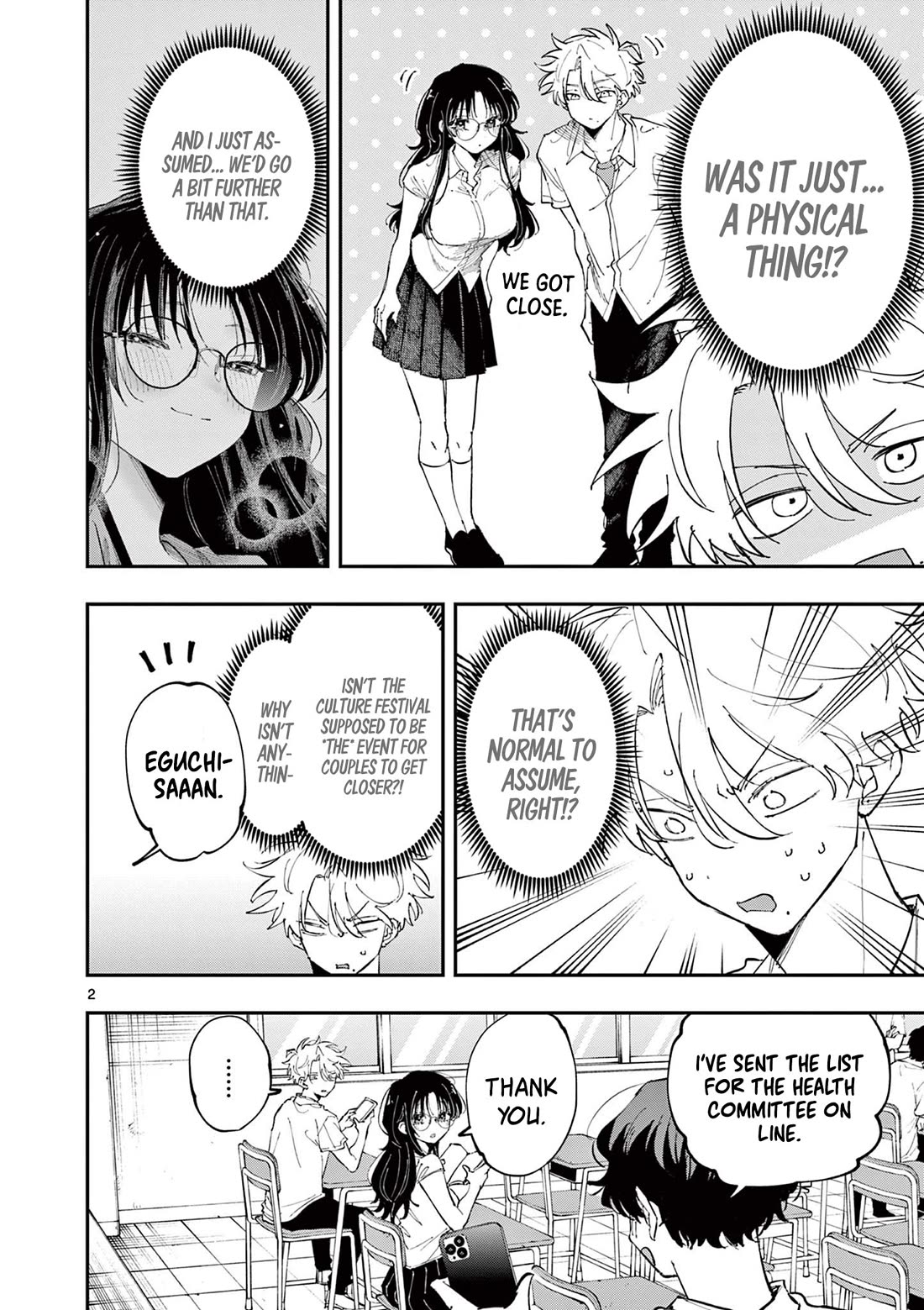 The Person Sitting Next to Me Looking at Me with Perverted Eyes Chapter 35 page 2 - Chapter 35