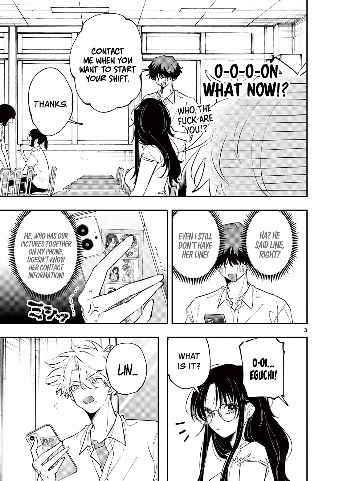 The Person Sitting Next to Me Looking at Me with Perverted Eyes Chapter 35 page 3 - Chapter 35