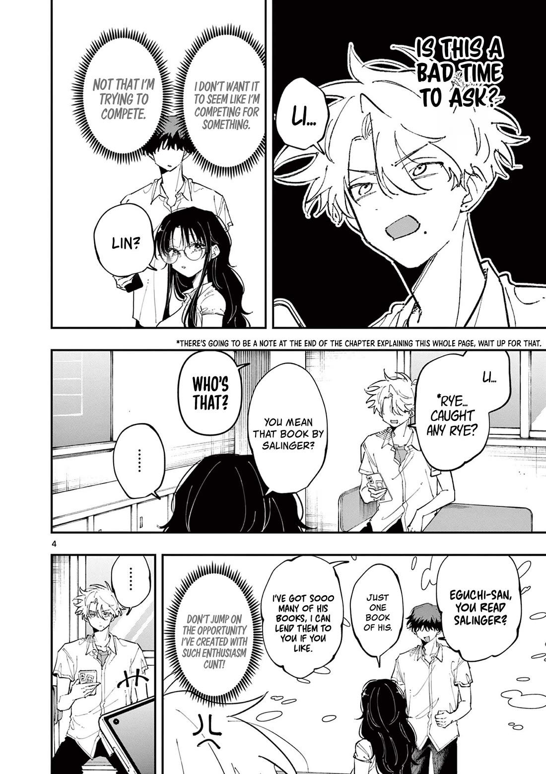 The Person Sitting Next to Me Looking at Me with Perverted Eyes Chapter 35 page 4 - Chapter 35