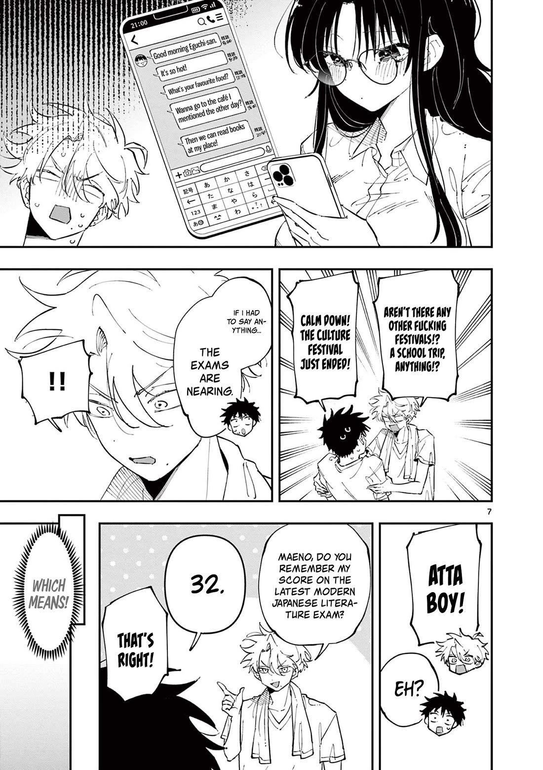 The Person Sitting Next to Me Looking at Me with Perverted Eyes Chapter 35 page 7 - Chapter 35