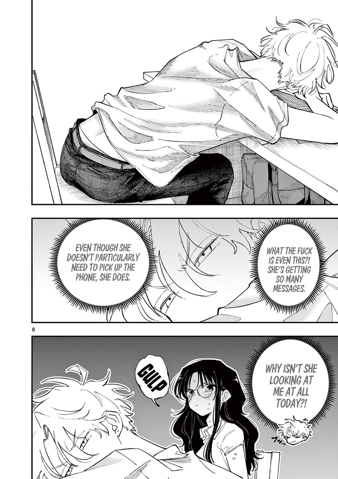 The Person Sitting Next to Me Looking at Me with Perverted Eyes Chapter 36 page 8 - Chapter 36