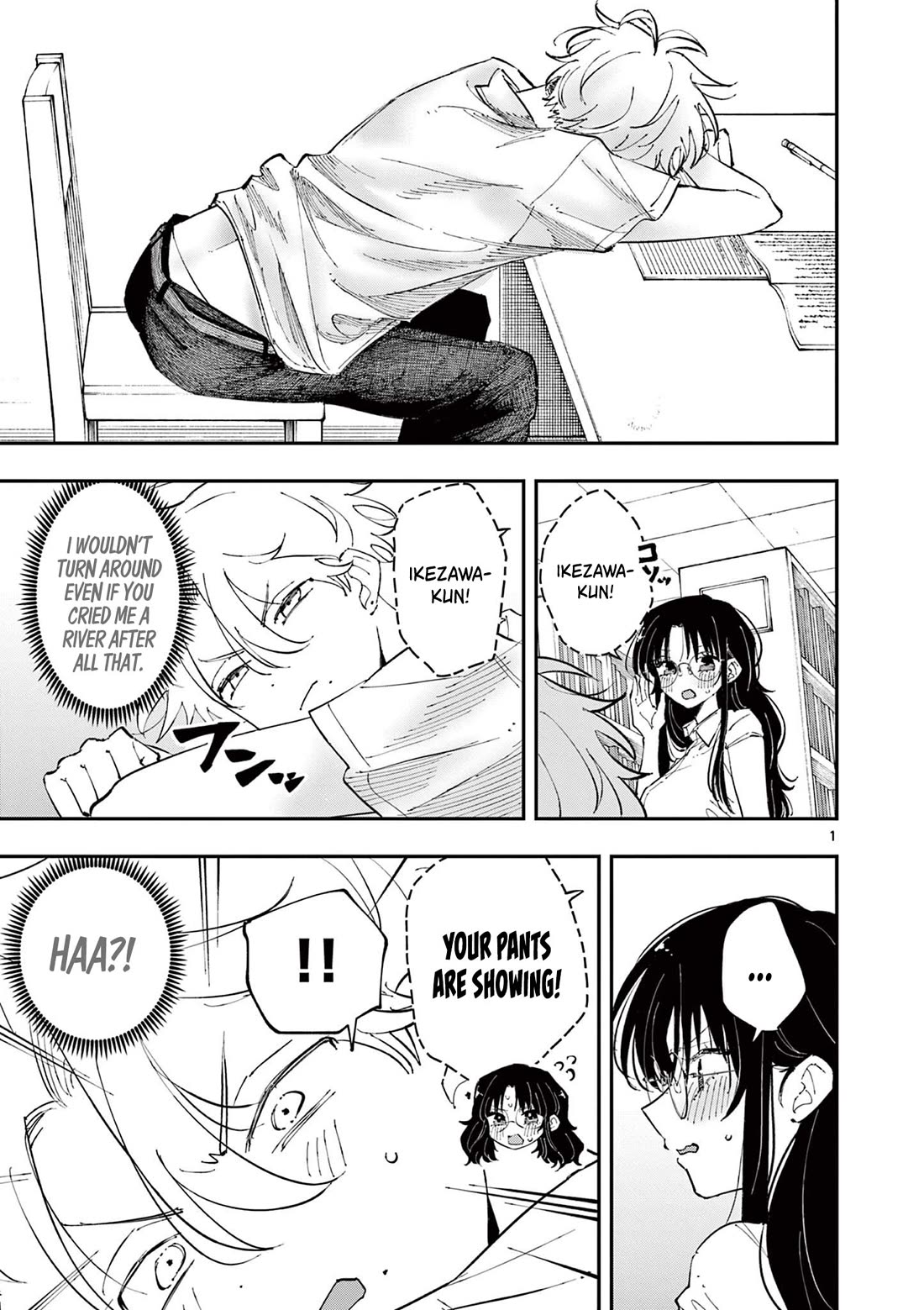 The Person Sitting Next to Me Looking at Me with Perverted Eyes Chapter 37 page 1 - Chapter 37