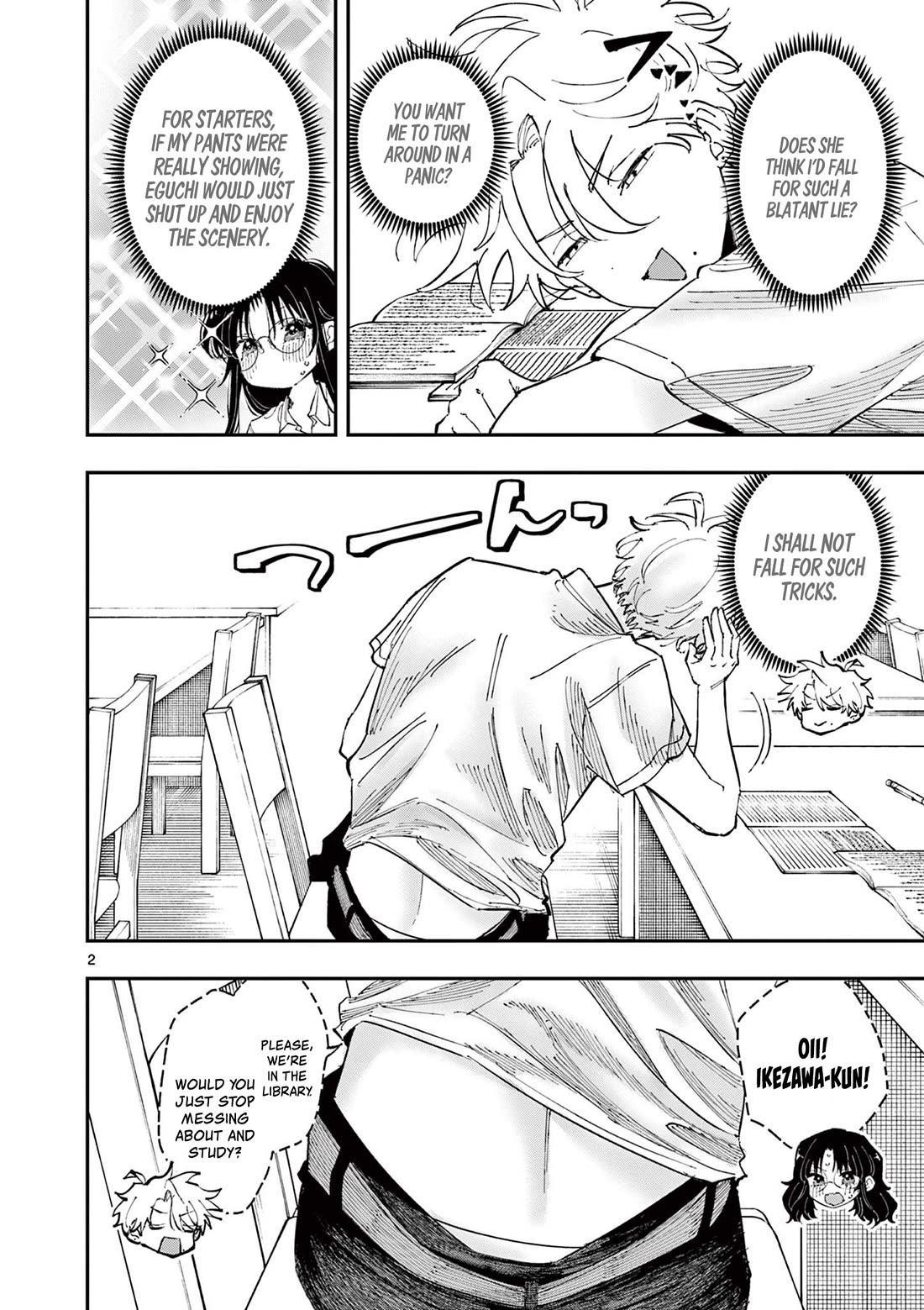 The Person Sitting Next to Me Looking at Me with Perverted Eyes Chapter 37 page 2 - Chapter 37
