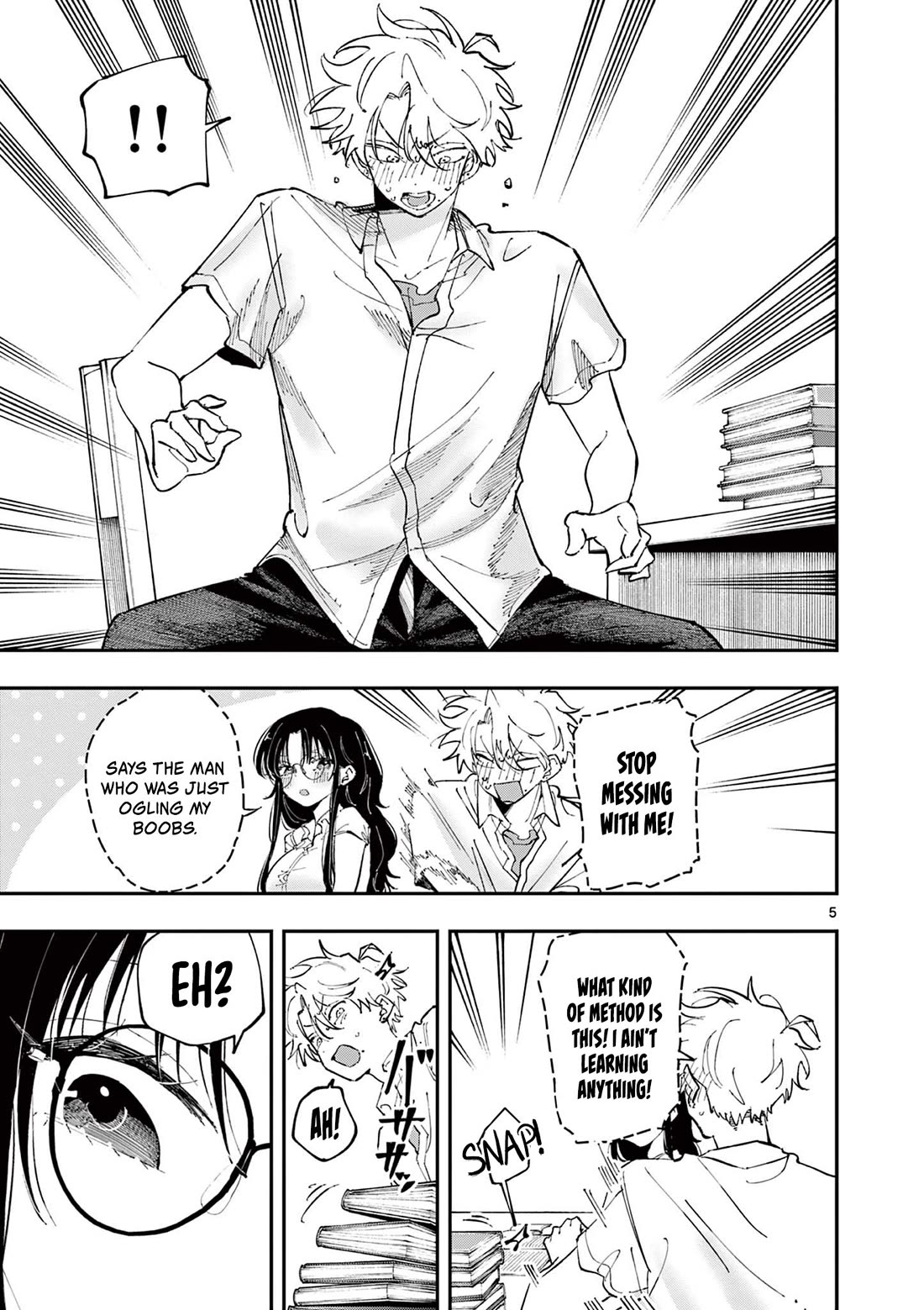 The Person Sitting Next to Me Looking at Me with Perverted Eyes Chapter 38 page 5 - Chapter 38