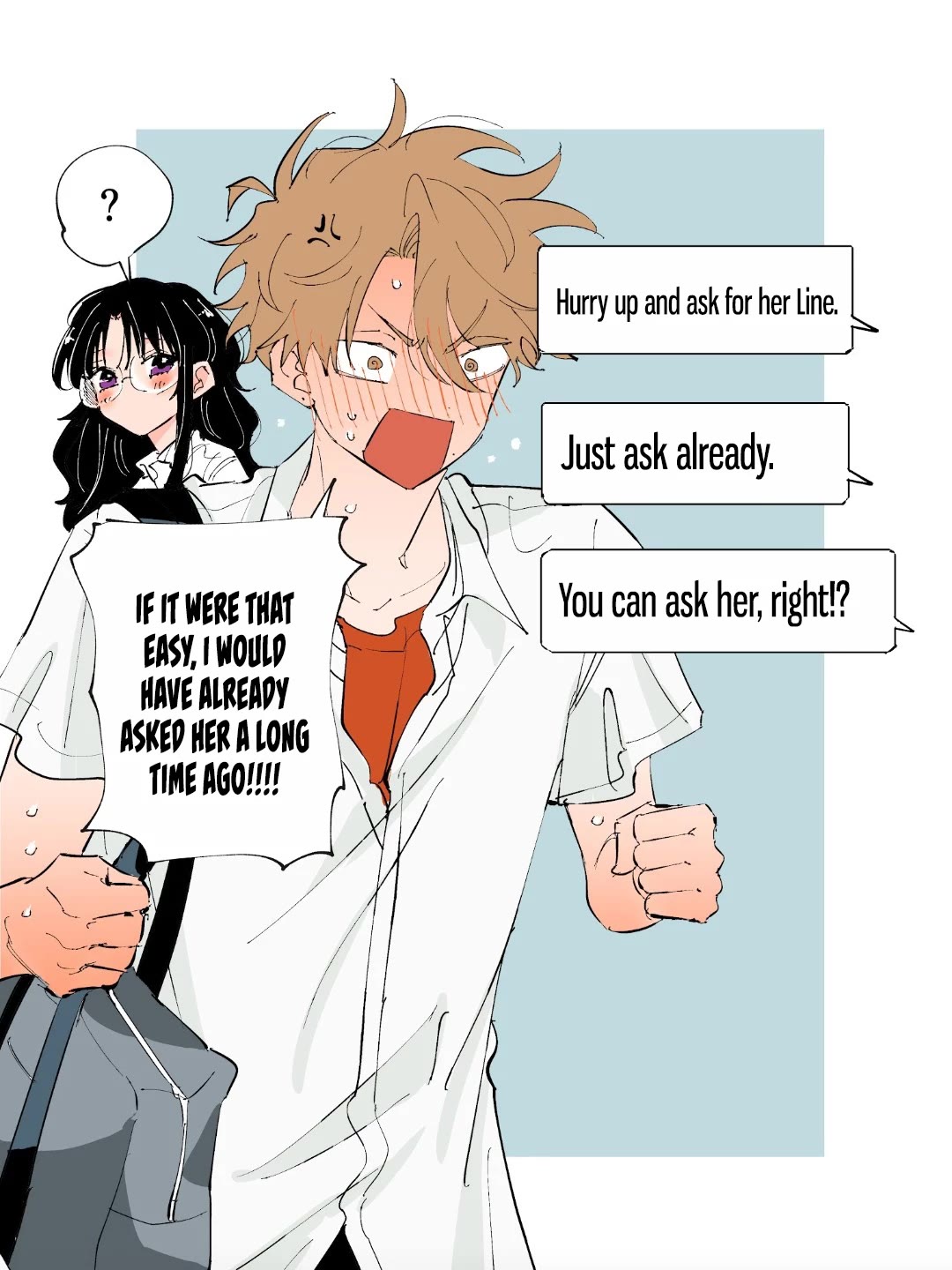 The Person Sitting Next to Me Looking at Me with Perverted Eyes Chapter 39.1 page 1 - Chapter 39.1: Twitter Extra