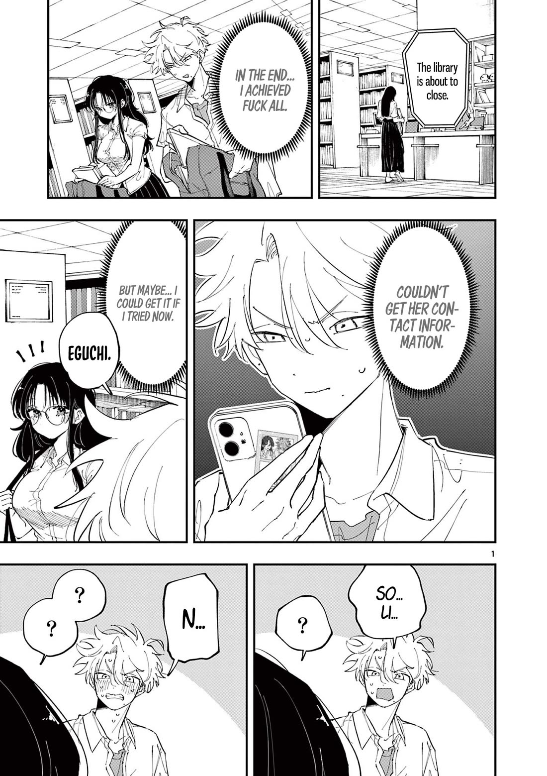The Person Sitting Next to Me Looking at Me with Perverted Eyes Chapter 39 page 1 - Chapter 39