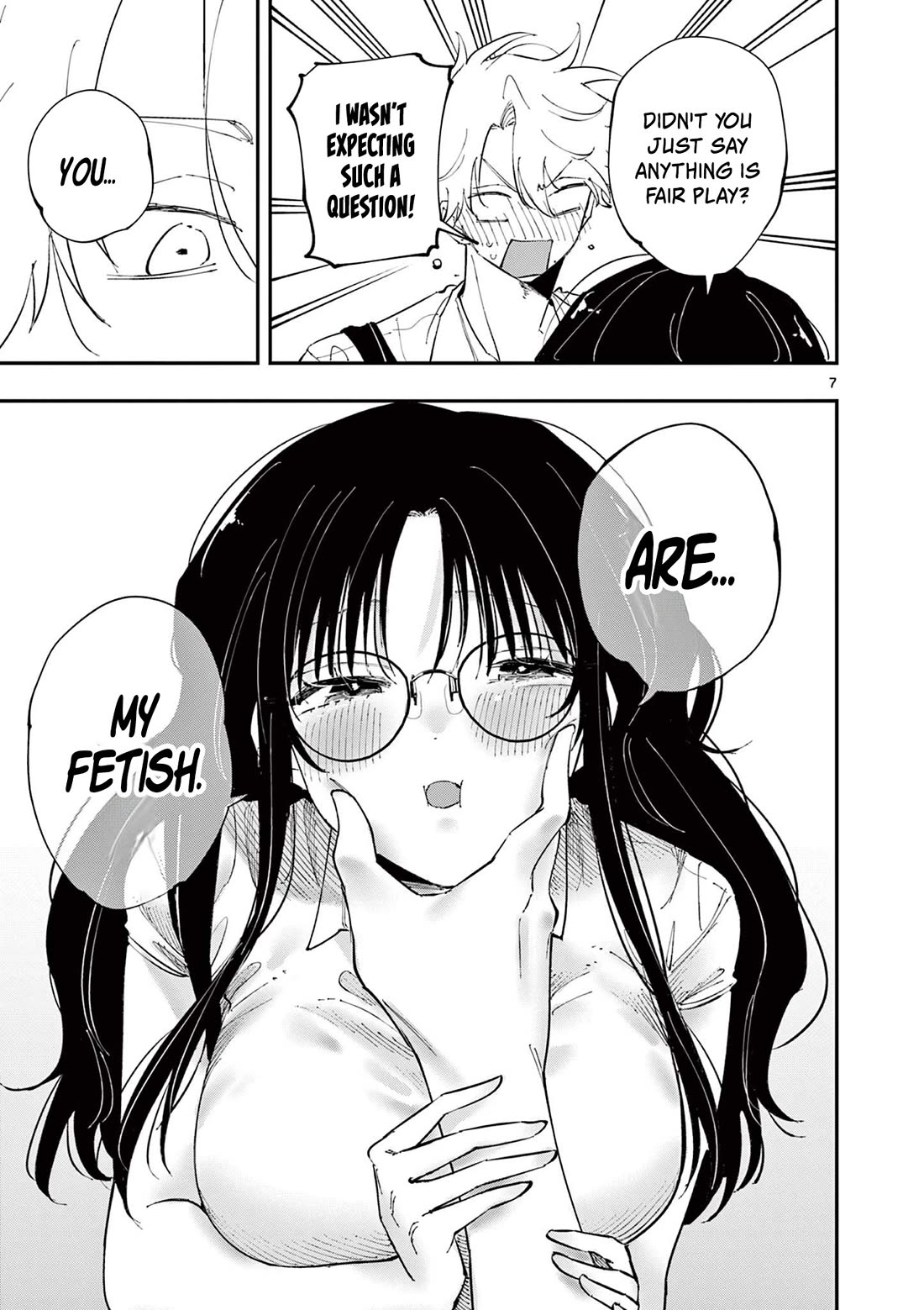 The Person Sitting Next to Me Looking at Me with Perverted Eyes Chapter 39 page 7 - Chapter 39