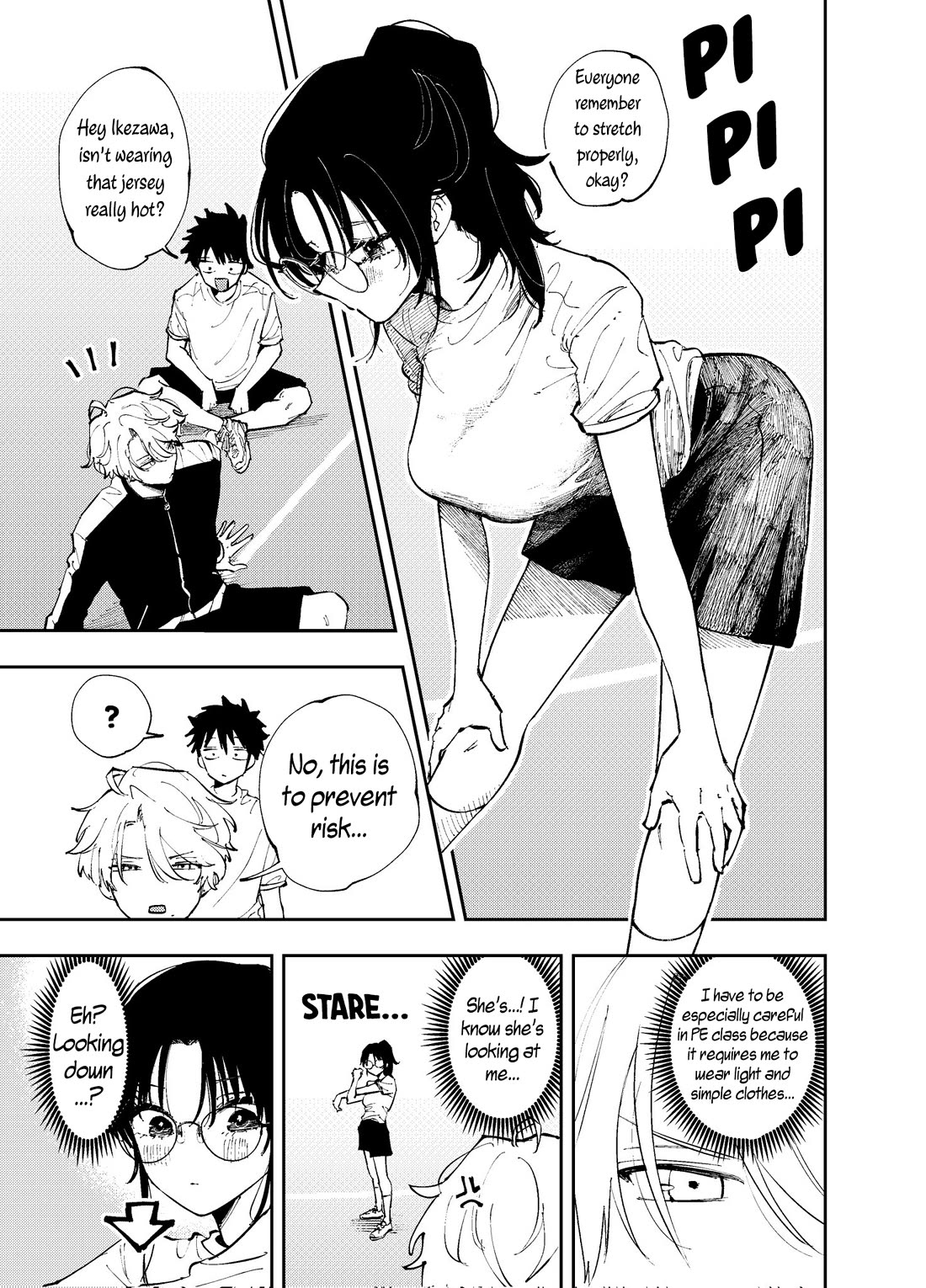 The Person Sitting Next to Me Looking at Me with Perverted Eyes Chapter 4 page 1 - Chapter 4