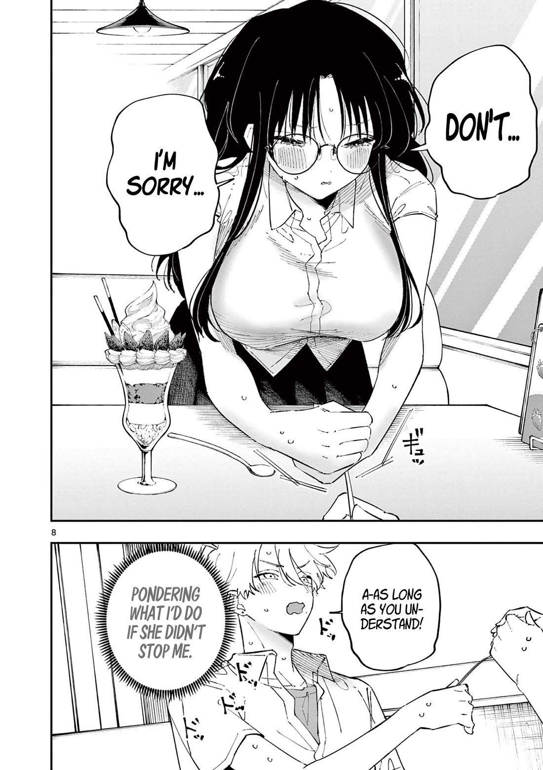 The Person Sitting Next to Me Looking at Me with Perverted Eyes Chapter 40 page 8 - Chapter 40
