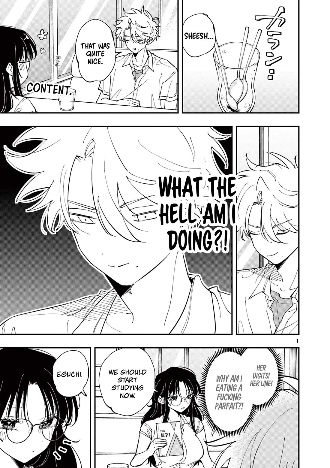 The Person Sitting Next to Me Looking at Me with Perverted Eyes Chapter 41 page 1 - Chapter 41