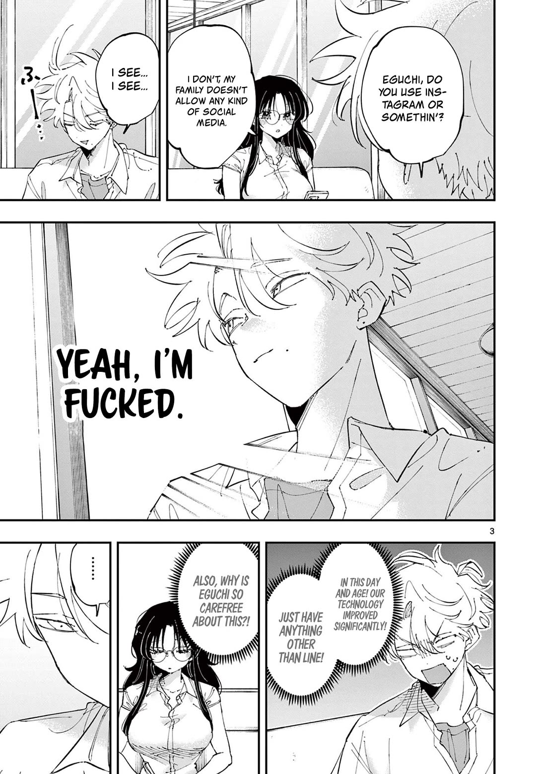 The Person Sitting Next to Me Looking at Me with Perverted Eyes Chapter 41 page 3 - Chapter 41