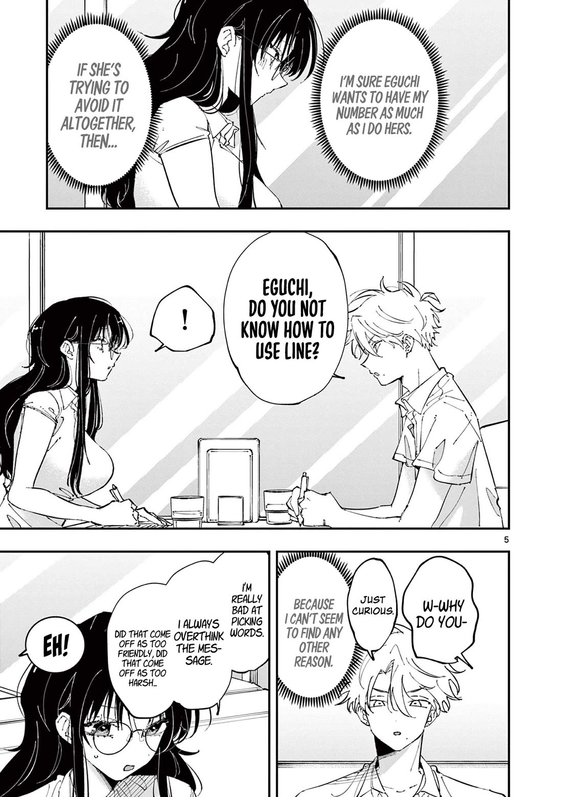 The Person Sitting Next to Me Looking at Me with Perverted Eyes Chapter 41 page 5 - Chapter 41