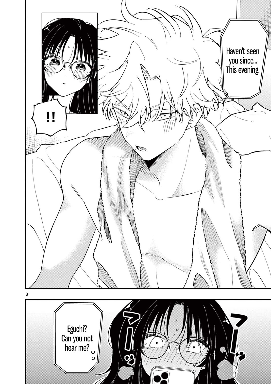 The Person Sitting Next to Me Looking at Me with Perverted Eyes Chapter 43 page 8 - Chapter 43