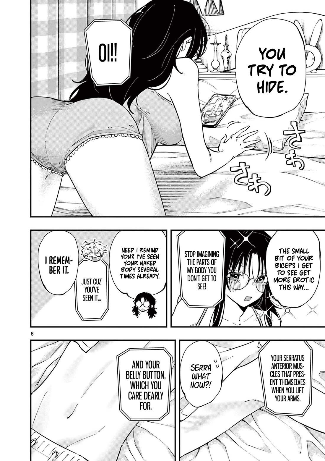 The Person Sitting Next to Me Looking at Me with Perverted Eyes Chapter 44 page 6 - Chapter 44