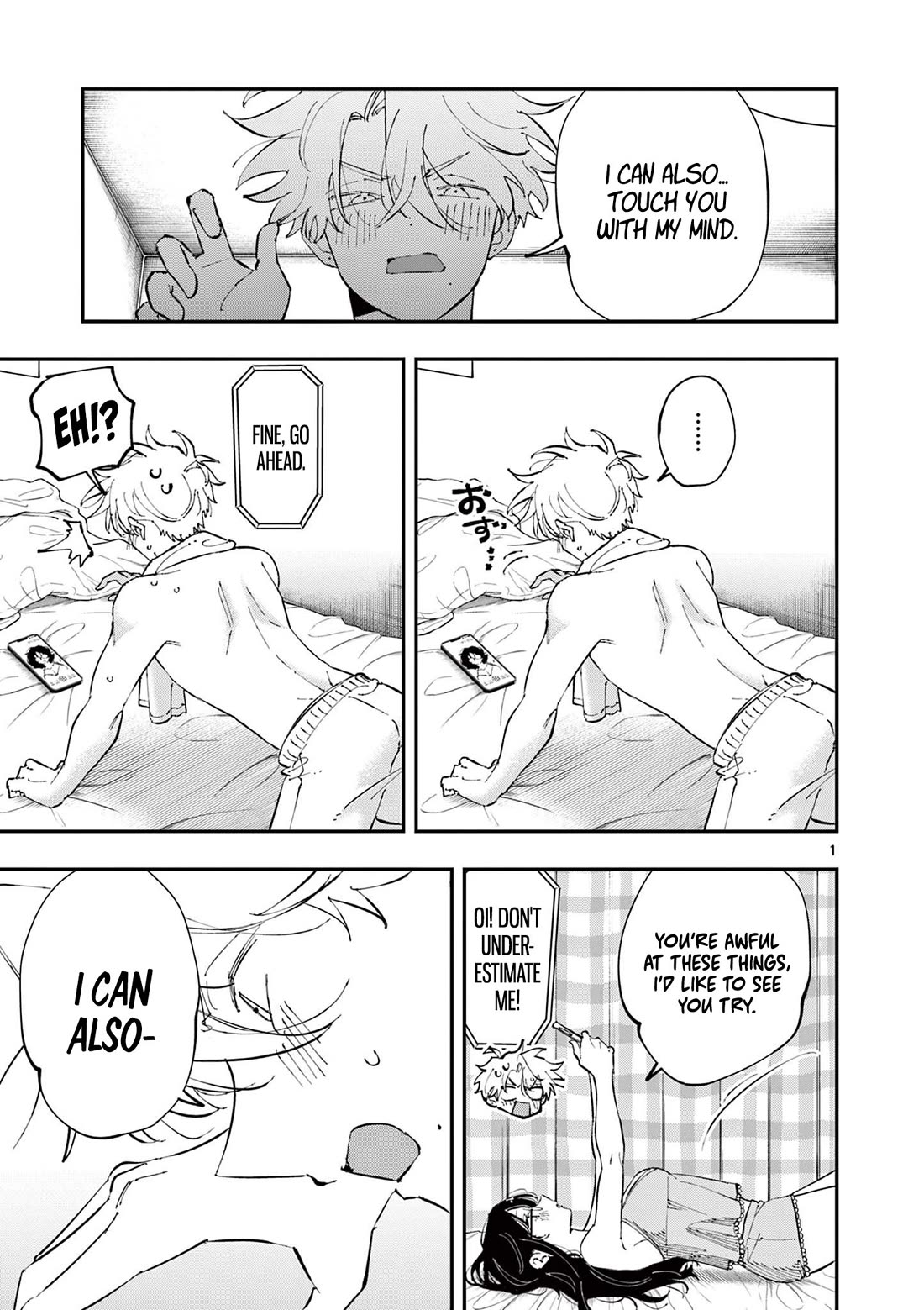 The Person Sitting Next to Me Looking at Me with Perverted Eyes Chapter 45 page 1 - Chapter 45