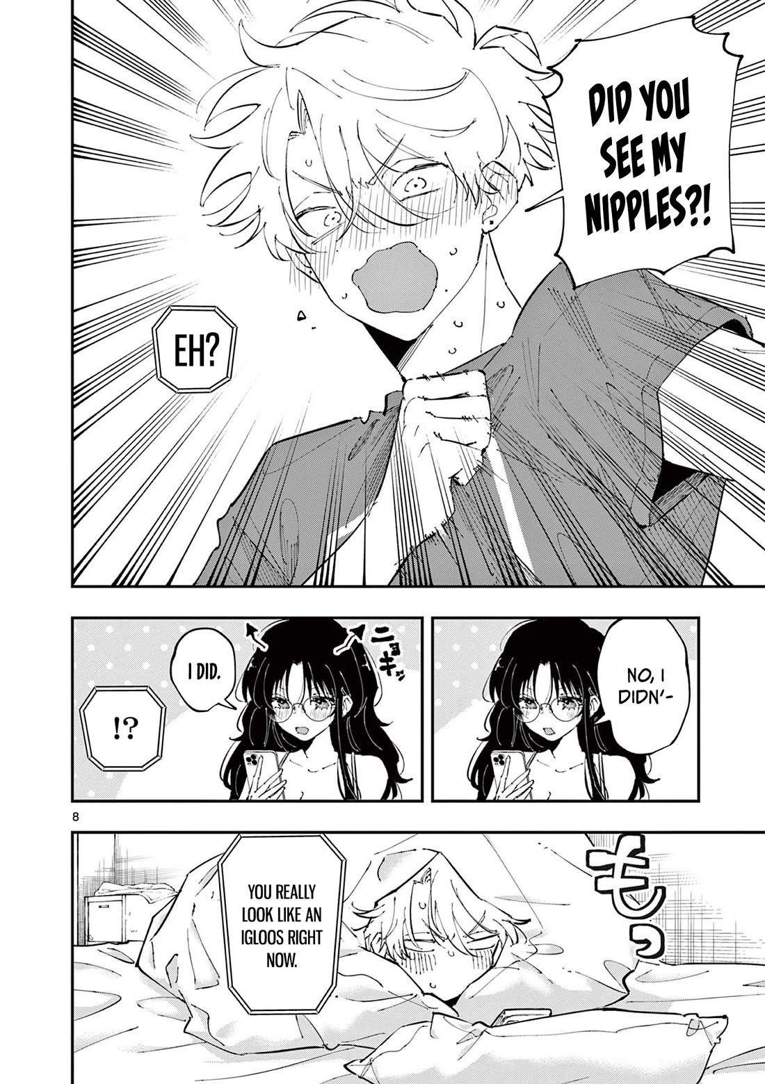 The Person Sitting Next to Me Looking at Me with Perverted Eyes Chapter 46 page 8 - Chapter 46