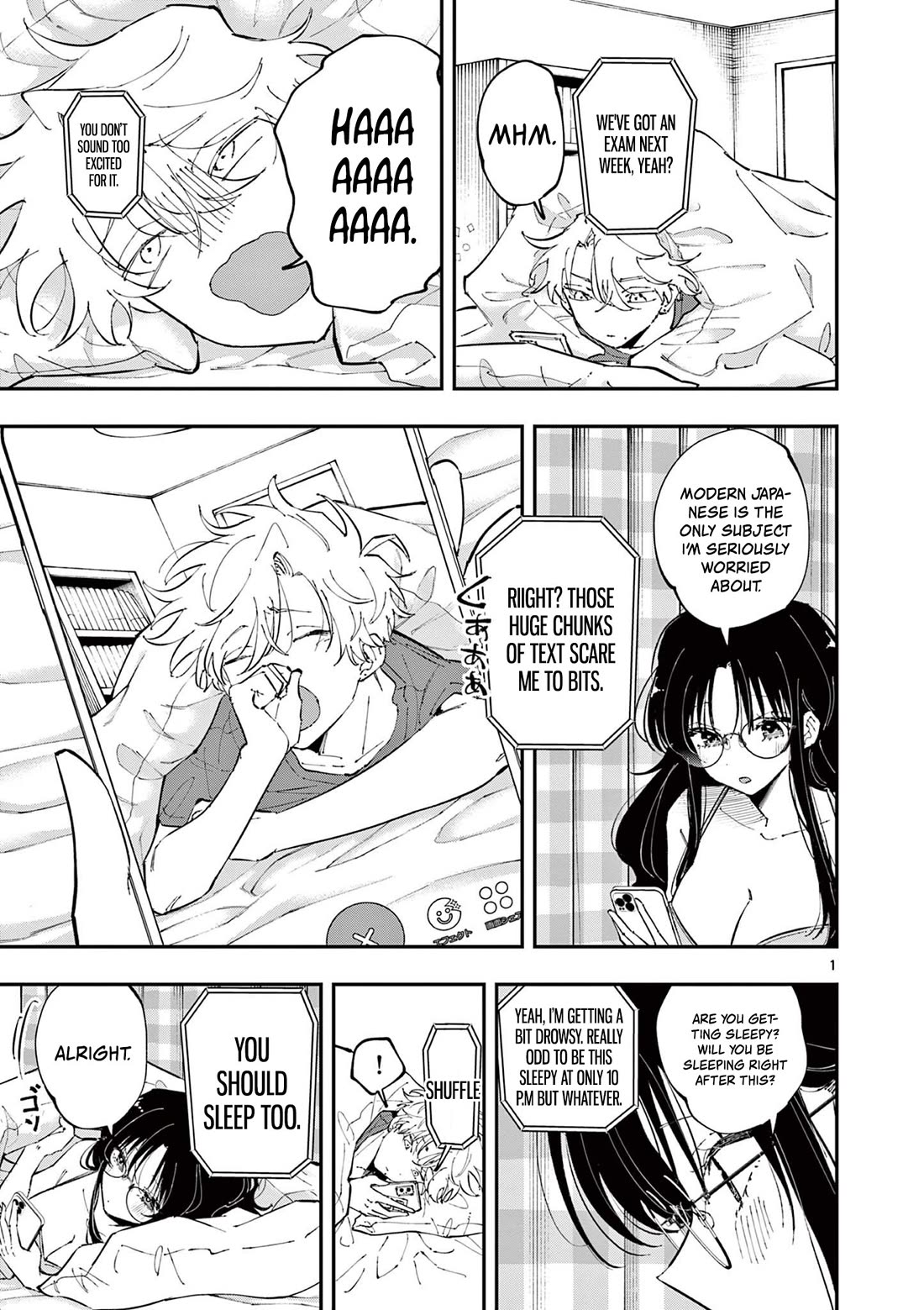 The Person Sitting Next to Me Looking at Me with Perverted Eyes Chapter 47 page 1 - Chapter 47