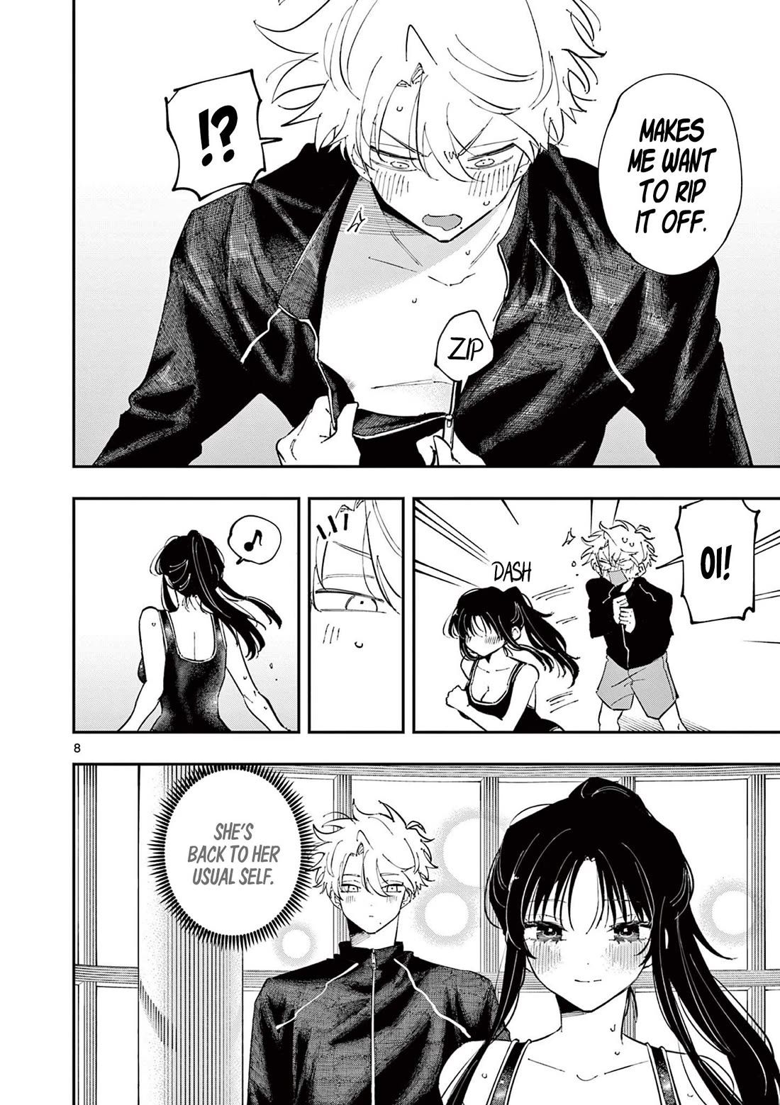 The Person Sitting Next to Me Looking at Me with Perverted Eyes Chapter 56 page 8 - Chapter 56