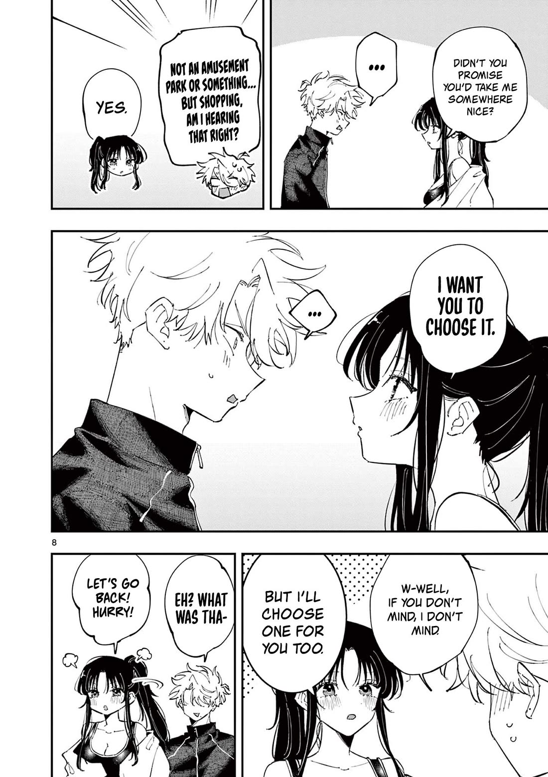 The Person Sitting Next to Me Looking at Me with Perverted Eyes Chapter 60 page 8 - Chapter 60